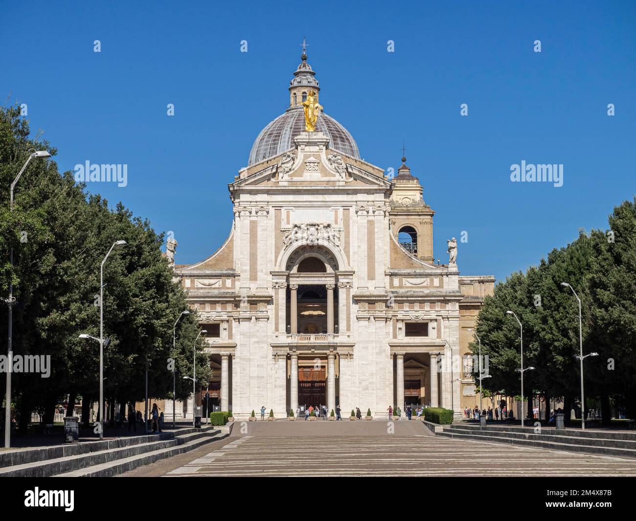 Basilica di Santa Maria degli Angeli, Assisi, Umbria, Italia Foto Stock
