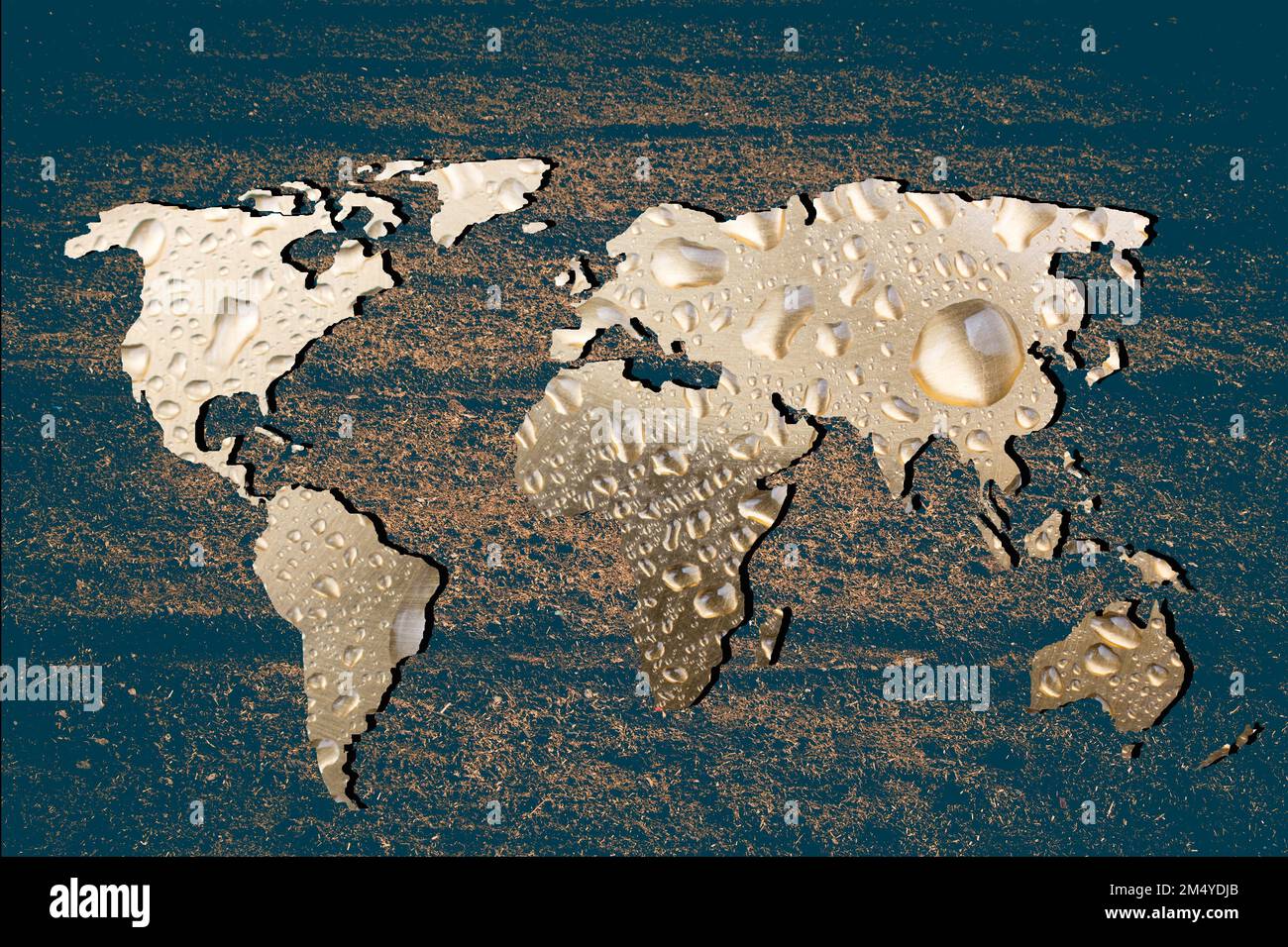 Circa delineato mappa del mondo con sfondo bianco Foto Stock