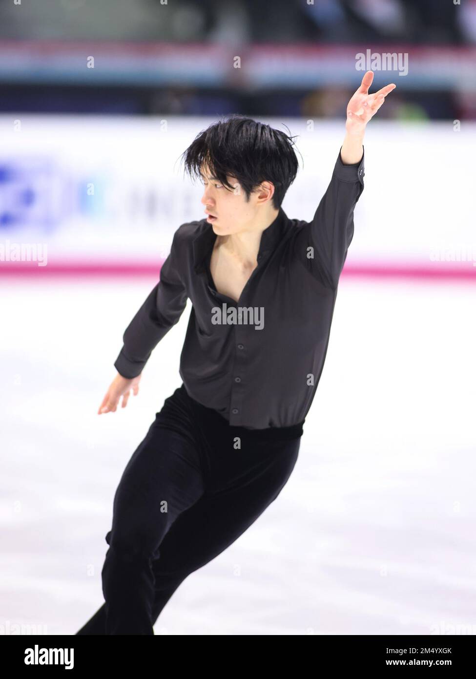 Palavela, Torino, Italia, 08 dicembre 2022, SOTA Yamamoto (Giappone - Senior Men) durante le finali del Gran Premio di pattinaggio ISU 2022 - Ice Sports Foto Stock