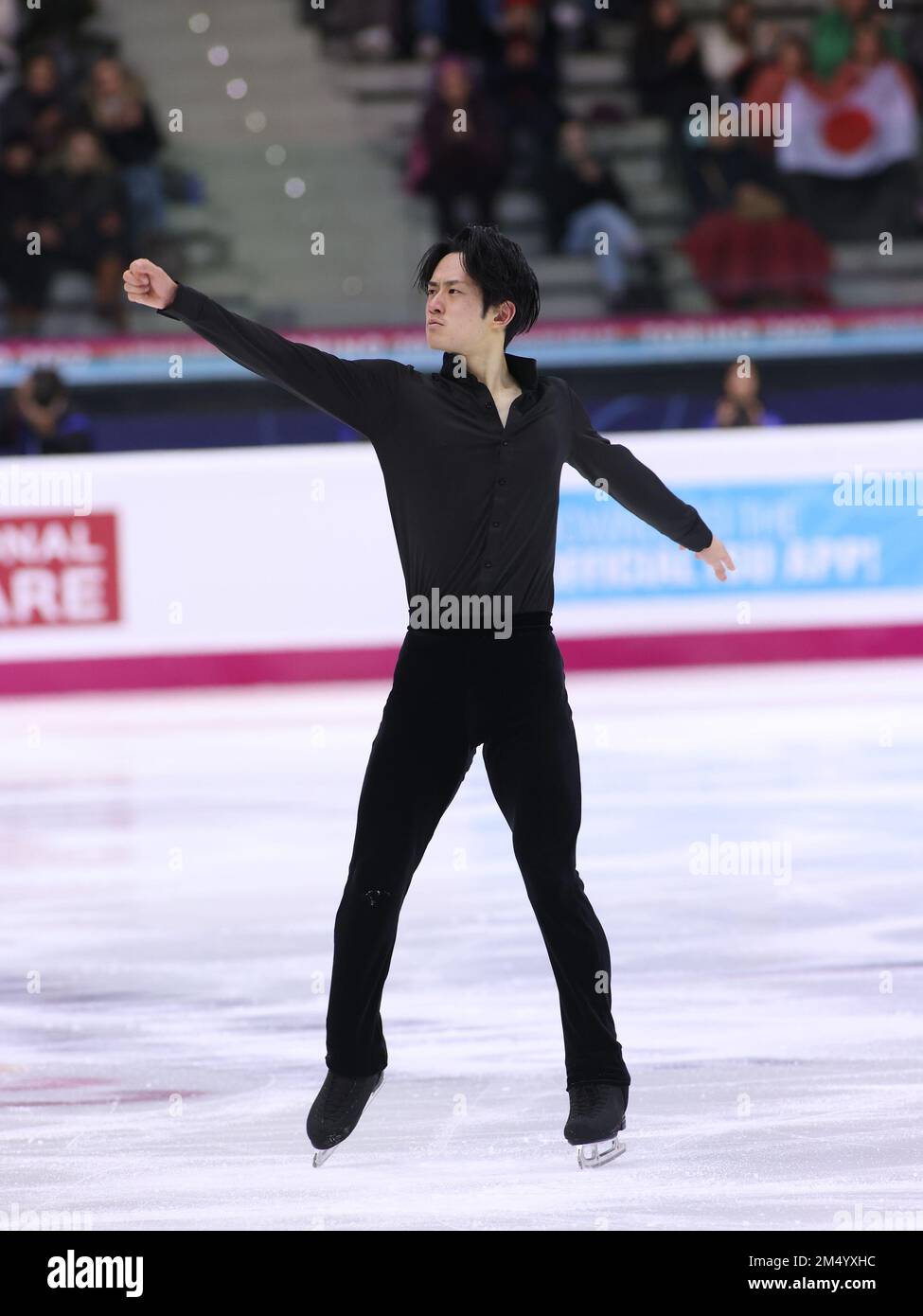 Palavela, Torino, Italia, 08 dicembre 2022, SOTA Yamamoto (Giappone - Senior Men) durante le finali del Gran Premio di pattinaggio ISU 2022 - Ice Sports Foto Stock