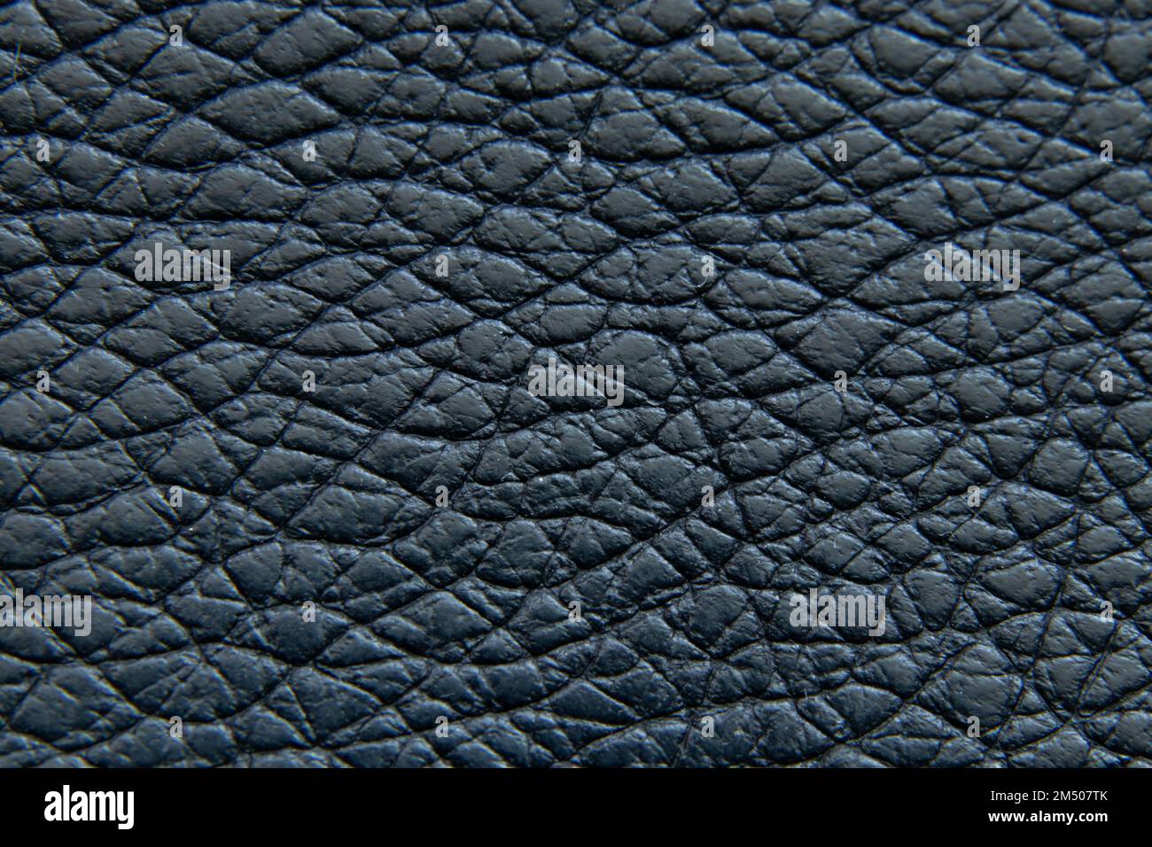 macro fotografia di fondo in pelle nera Foto Stock