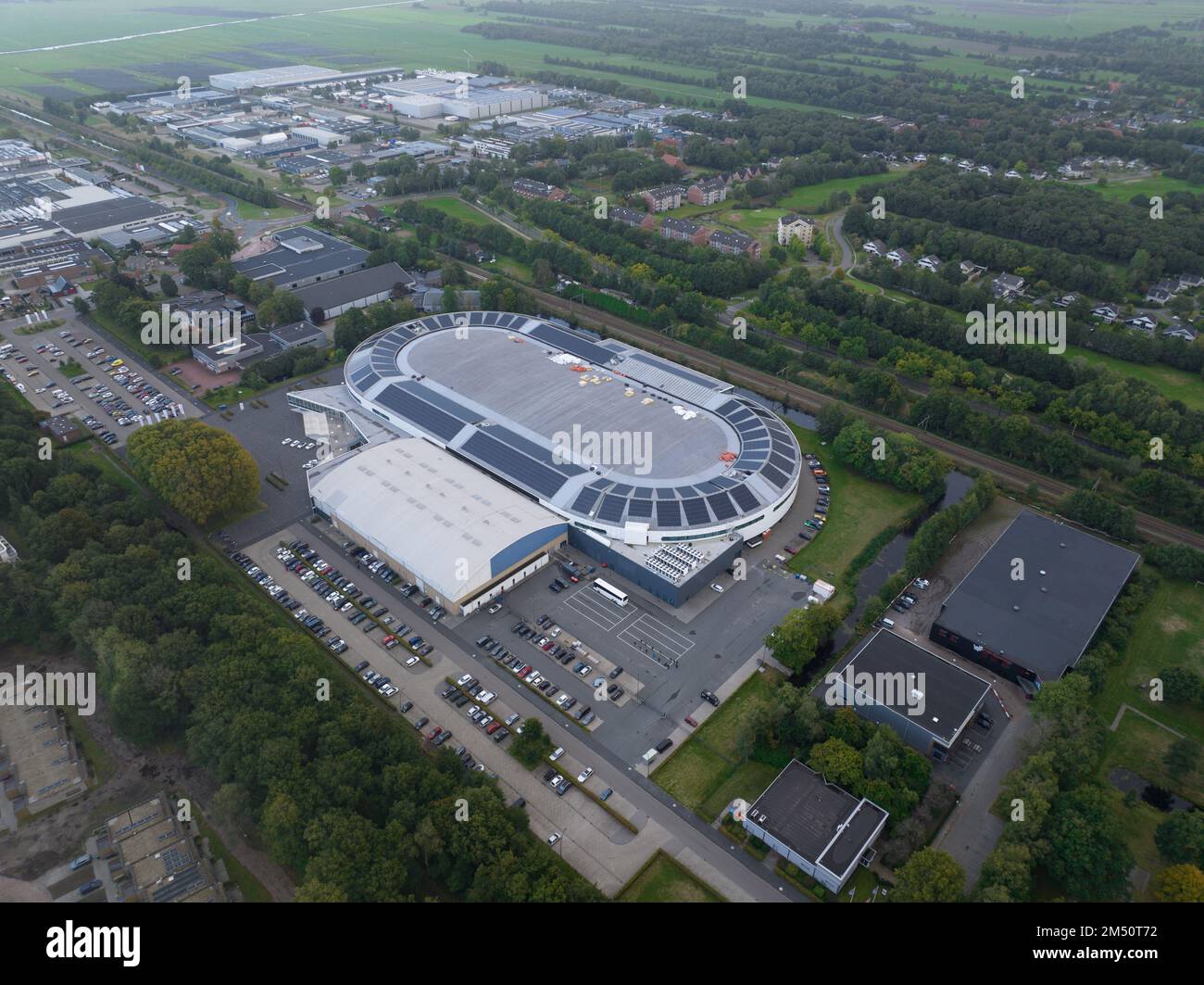 Heerenveen, 1th ottobre 2022, Paesi Bassi. Thialf pista di pattinaggio su ghiaccio. Pattinaggio di figura e velocità, pista corta, palazzo di ghiaccio artificiale. Foto Stock