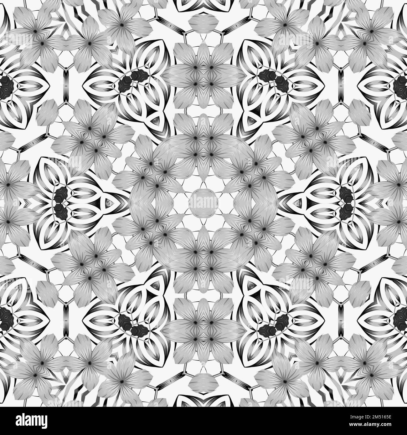 Disegno Fractal generato dal computer astratto. Un frattale è un modello senza fine. I frattali sono modelli infinitamente complessi che sono auto-simili attraverso Foto Stock