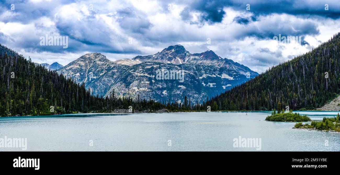 Splendido parco provinciale di Joffre Lakes, British Columbia, Vancouver Foto Stock