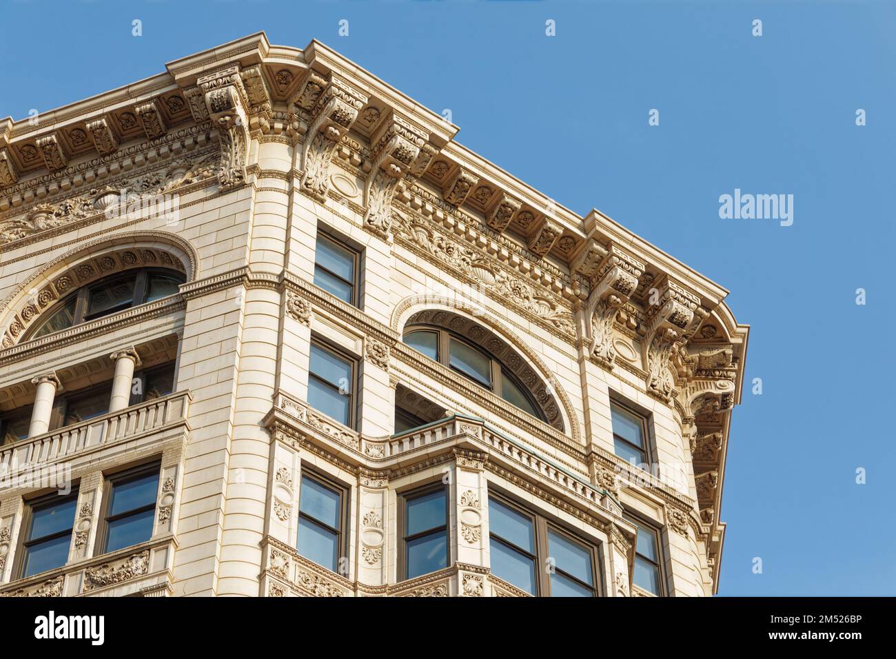 Il Rose Building a 10 piani, rivestito in terracotta, era l'edificio più grande dell'Ohio quando fu aperto nel 1900, e aveva anche una propria centrale elettrica. Foto Stock