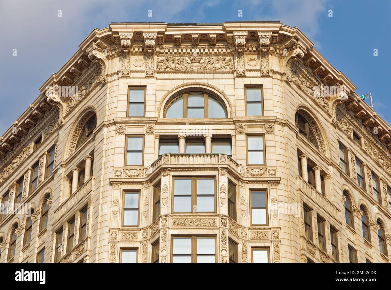 Il Rose Building a 10 piani, rivestito in terracotta, era l'edificio più grande dell'Ohio quando fu aperto nel 1900, e aveva anche una propria centrale elettrica. Foto Stock