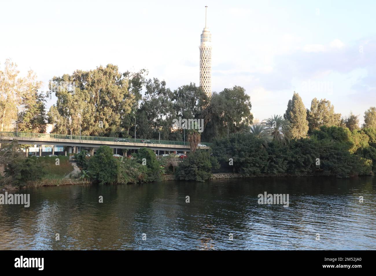 Un'occhiata più da vicino alla Torre del Cairo Foto Stock