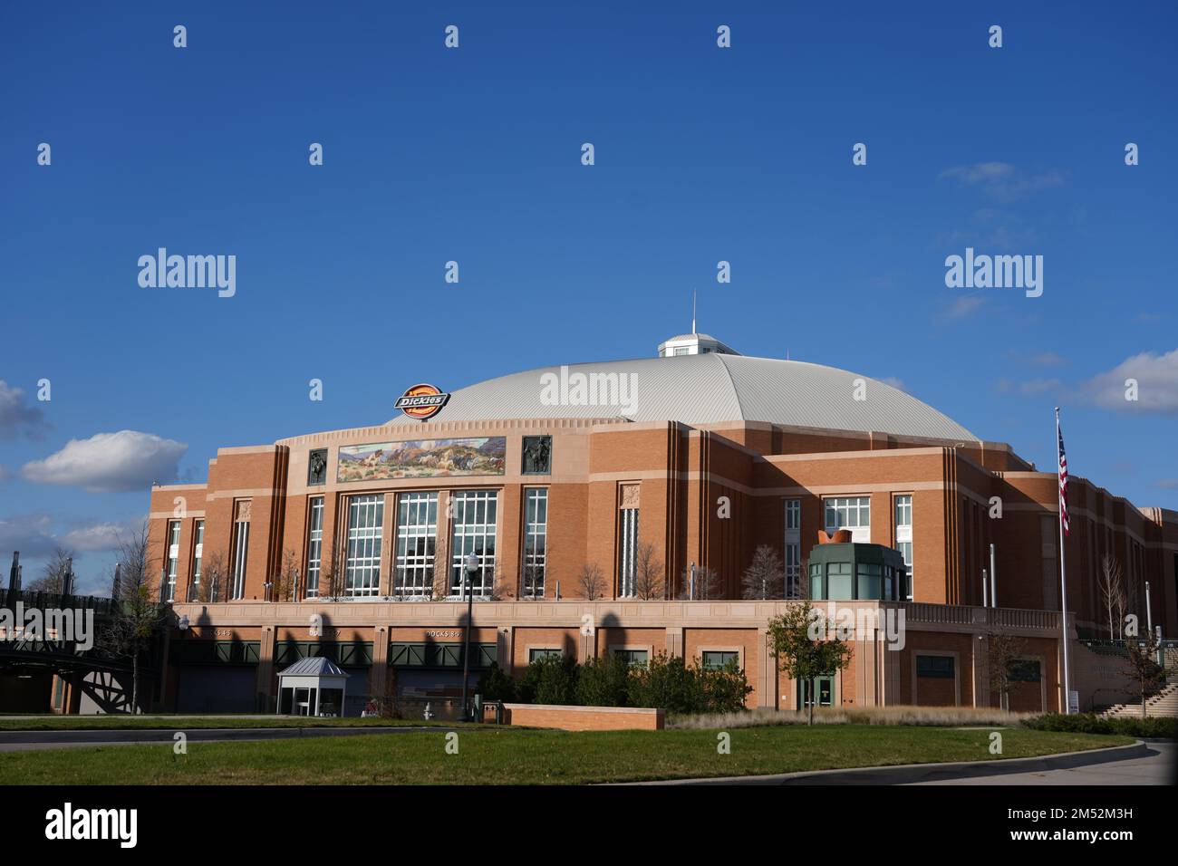 Una panoramica generale di Dickies Arena, Martedì, 20 dicembre 2022, a Fort Worth, Texana. (Kirby Lee via AP) Foto Stock