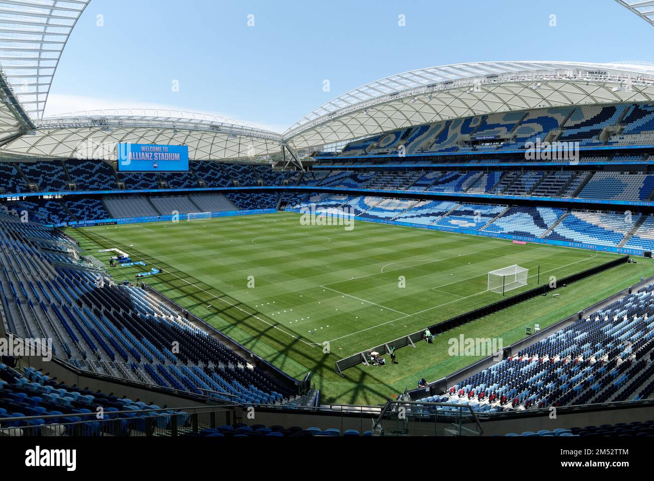 Sydney, Australia. 24th Dec 2022. Una visione generale dello stadio Allianz  dalla baia dello stand sud 208 prima della partita tra il Sydney FC e i  Wanderers allo stadio Allianz il 24