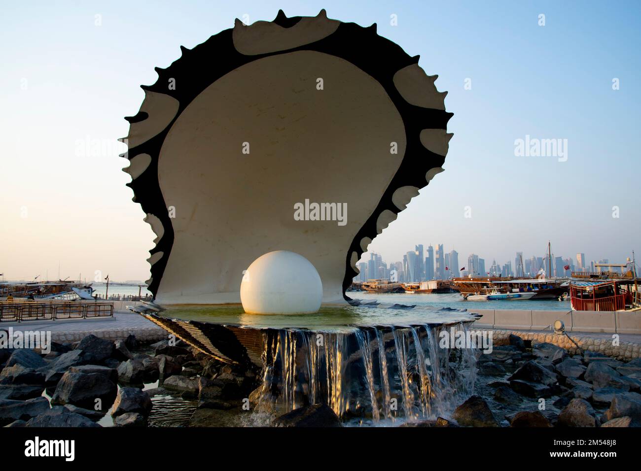 Il Monumento della Perla - Doha - Qatar Foto Stock