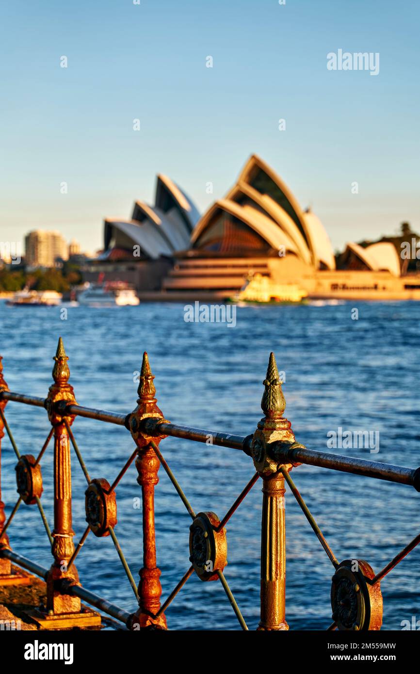 Sydney. Nuovo Galles del Sud. Australia. Il Teatro dell'Opera Foto Stock