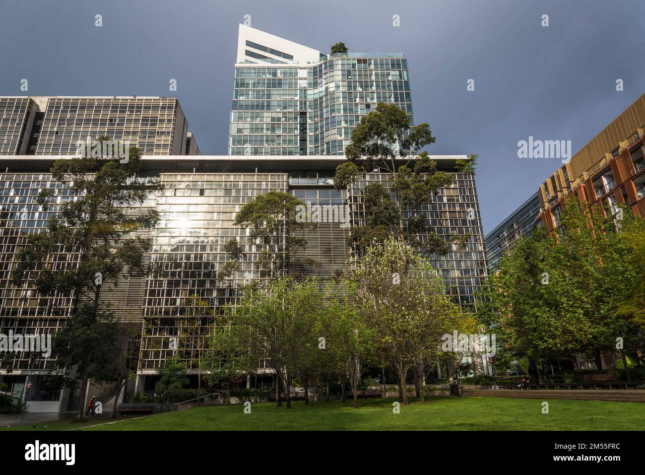 Central Park, un notevole utilizzo misto di rinnovamento urbano progetto situato su Broadway nel sobborgo di Chippendale, Sydney, NSW, Australia Foto Stock