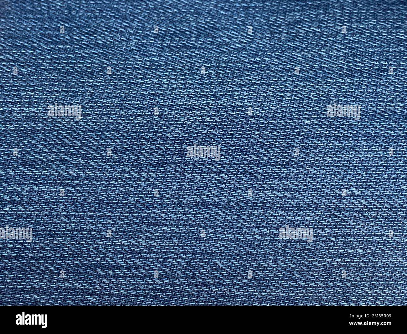 Blue Jeans Canvas tessuto di cotone sfondo foto primo piano Foto Stock