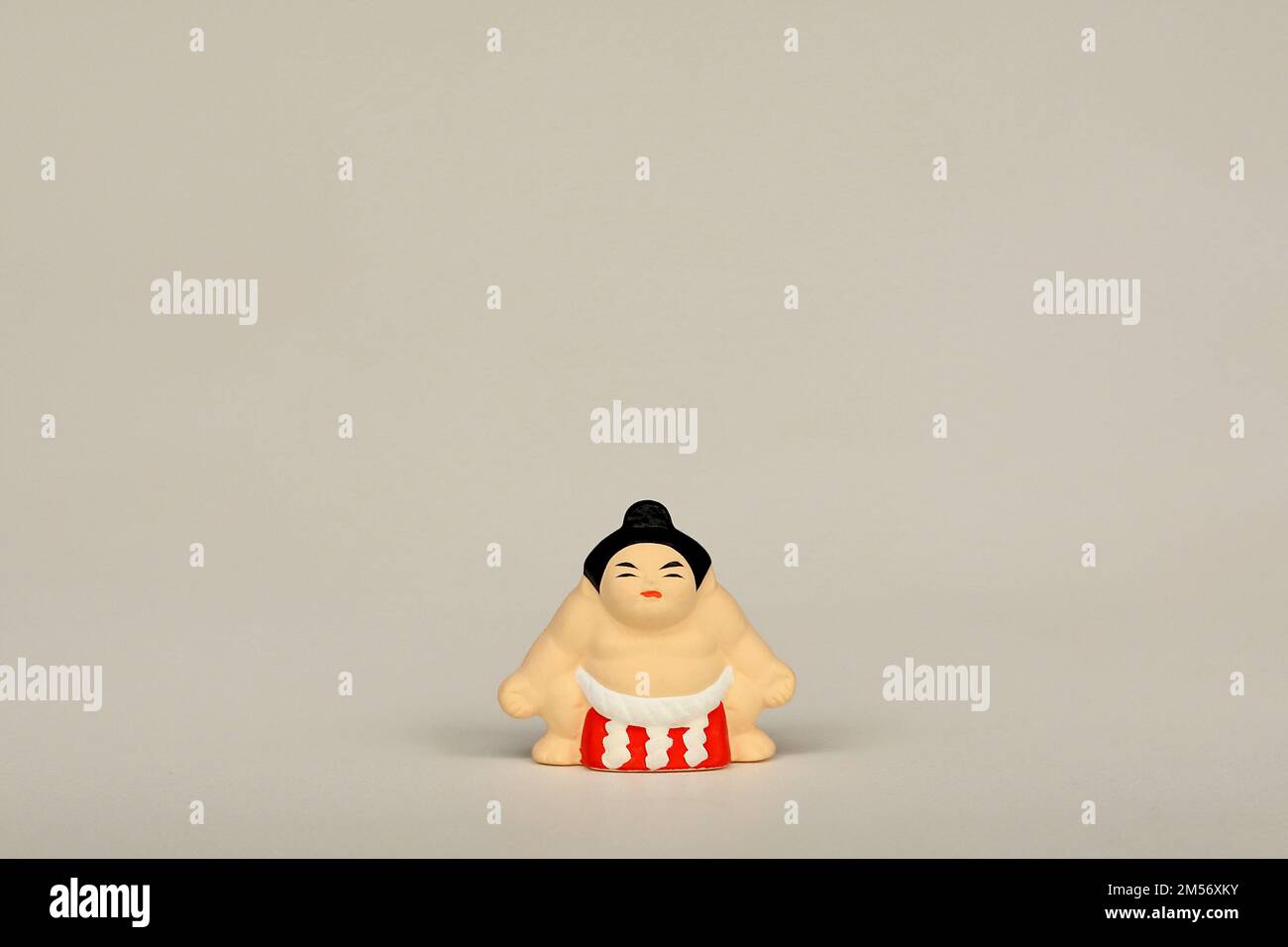 Ancora vita di simpatici personaggi di sumo wrestler Foto Stock