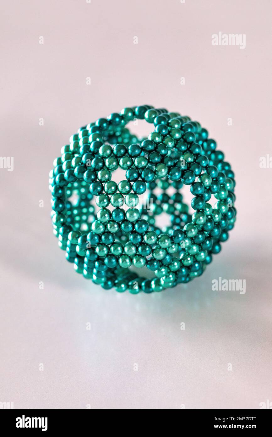 Legami molecolari circolari Foto Stock