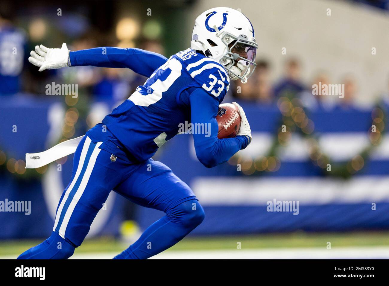 December 26, 2022: Los Angeles Chargers safety Alohi Gilman (32) during  pregame of NFL game against the Indianapolis Colts n Indianapolis, Indiana.  John Mersits/CSM Stock Photo - Alamy