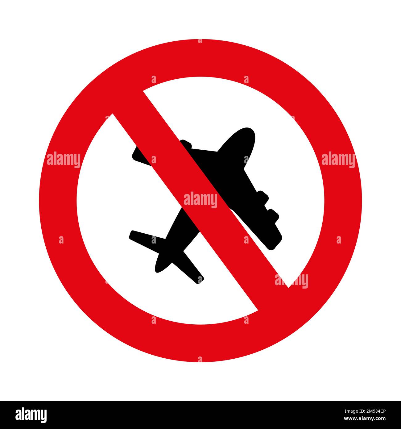 cartello aereo su sfondo bianco Illustrazione Vettoriale