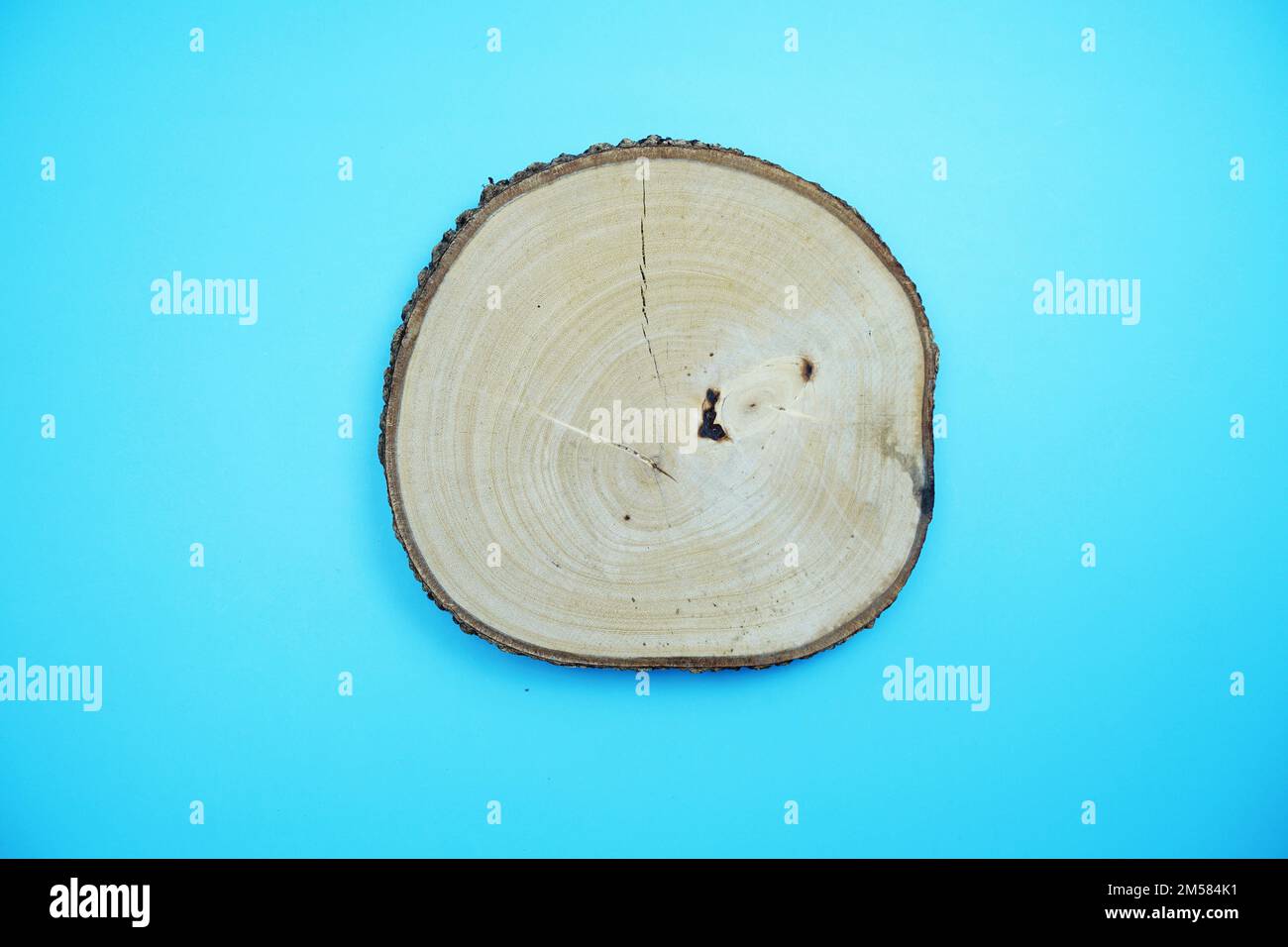 i supporti espositore a podio in legno sono piatti e poggiano su sfondo blu  Foto stock - Alamy