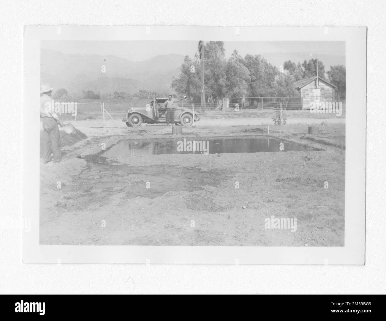 Didascalia originale: 'Misc. Agricoltura". 1936 - 1942. Regione del Pacifico (Riverside, CA). Stampa fotografica. Dipartimento dell'interno. Ufficio degli affari indiani. Agenzia di missione. 11/15/1920-6/17/1946. Fotografie Foto Stock