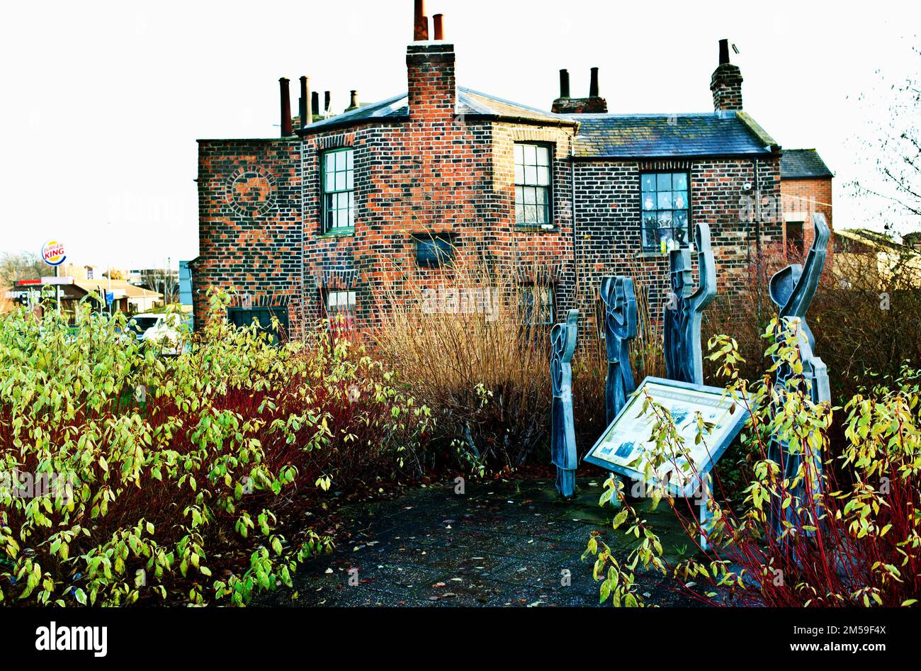 Stockton e Darlington Railway Building, Bridge Road, Stockton on Tees, Cleveland, Inghilterra Foto Stock