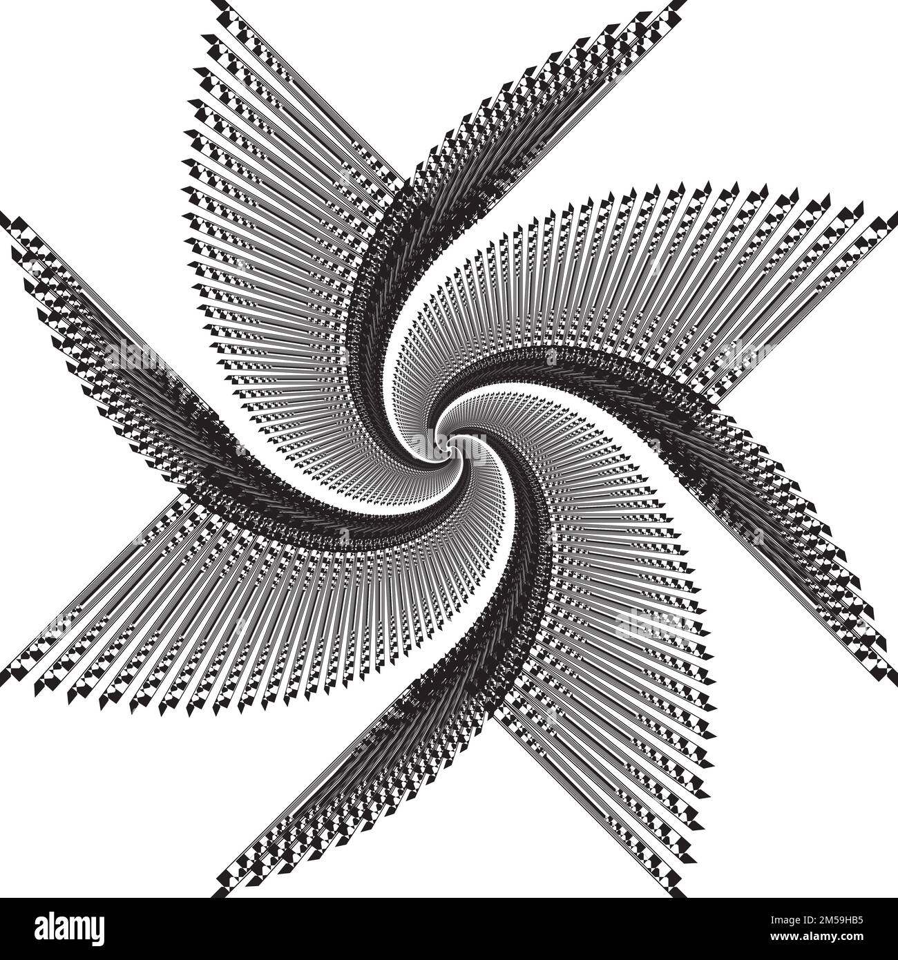 NERO SU TRASPARENTE ASTRATTO PARADIRE BIDR COME FARFALLA designer taglio logo modo stile Illustrazione Vettoriale