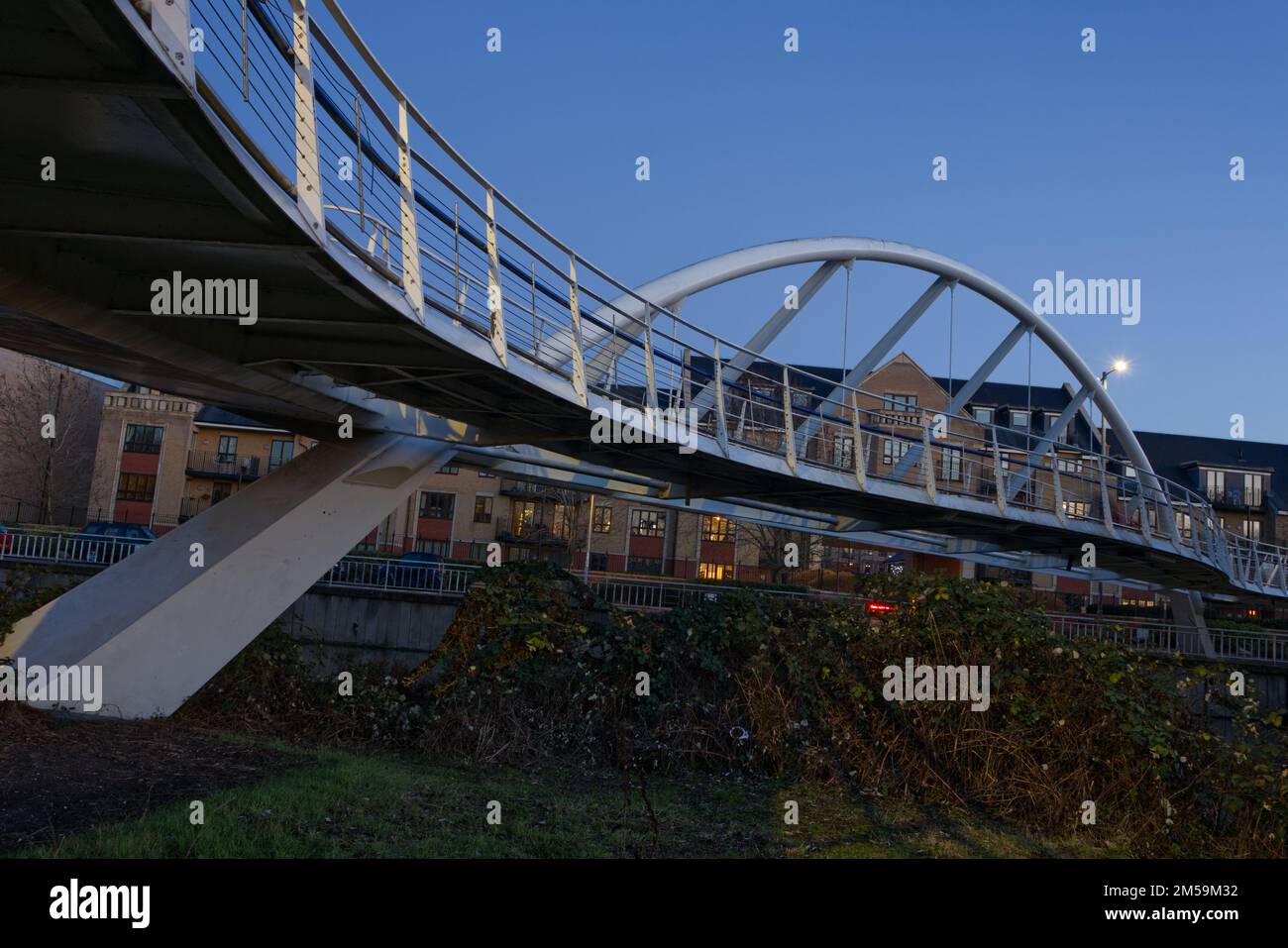 Equiano Bridge, Cambridge, Regno Unito Foto Stock