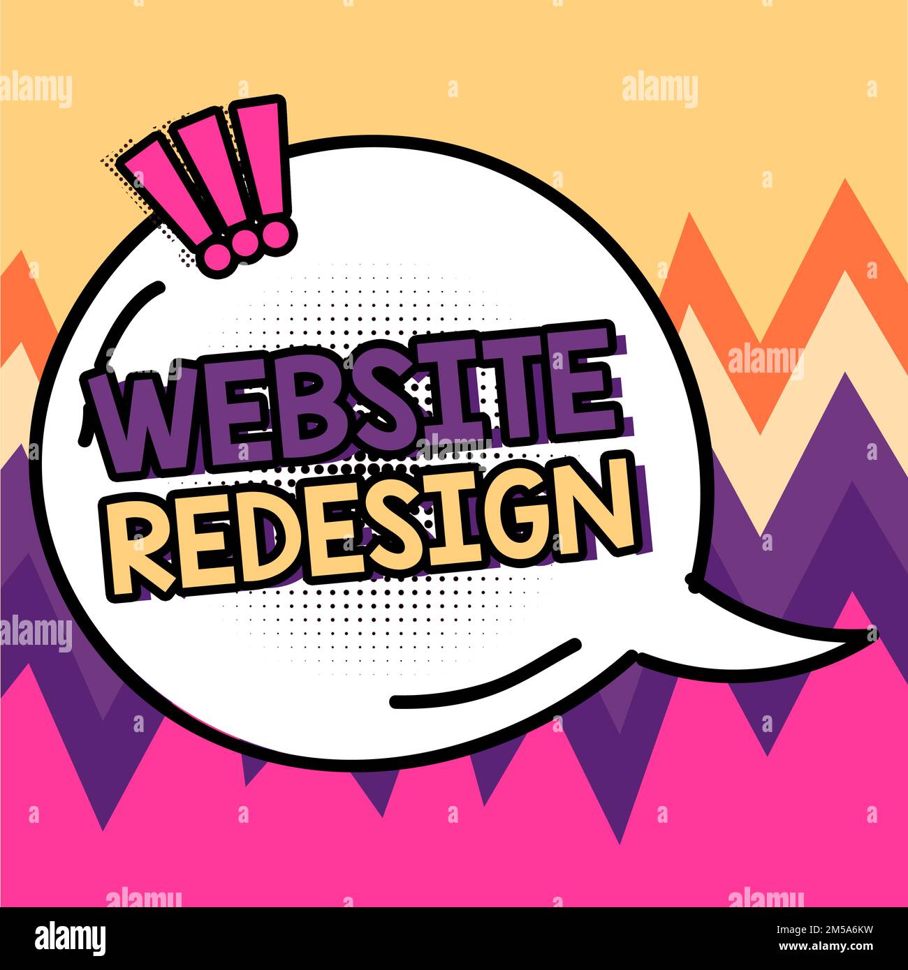 Testo che mostra ispirazione Sito web Redesign. Concetto che significa modernizzare l'miglioratore o evampire l'aspetto e l'atmosfera del tuo sito web Foto Stock