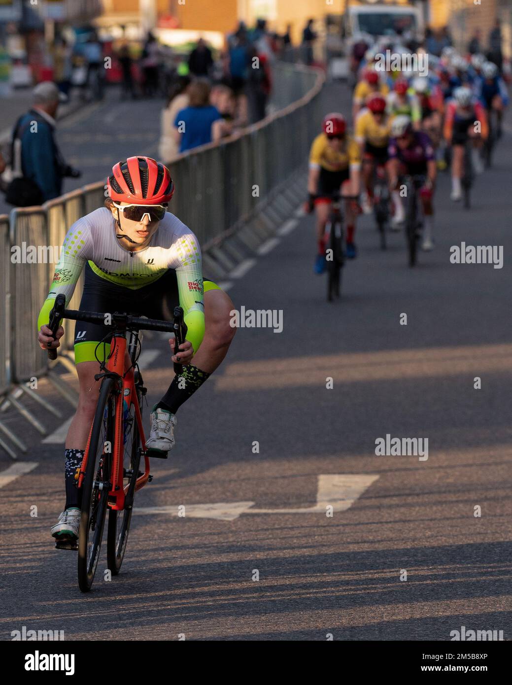 Barking, Londra, Inghilterra – 21 maggio 2022 - Serie Women's Tour Foto Stock