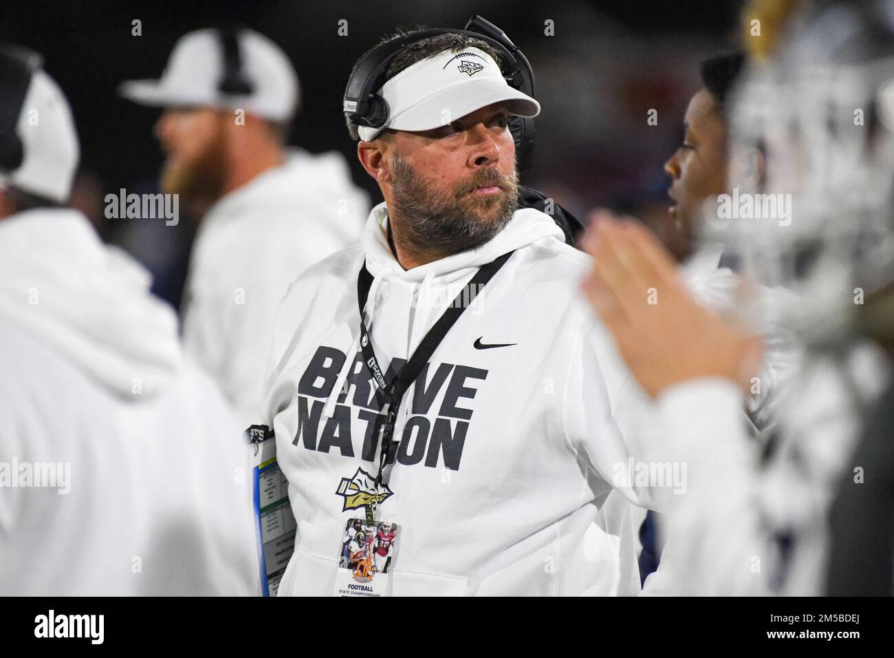 St John Bosco Braves allenatore capo Jason Negro durante il CIF Open