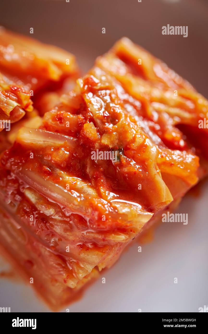 Kimchi, piatto coreano piccante di sottaceti Foto stock - Alamy