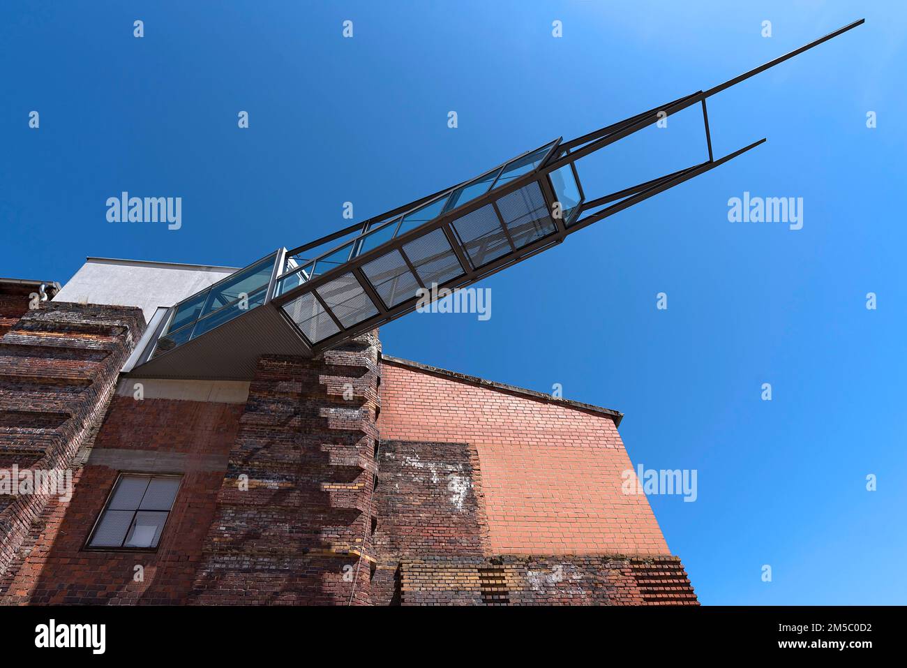 Parte della moderna conversione dell'ex Sala del Congresso Nazionale Socialista in un centro di documentazione, Norimberga, Franconia Centrale, Baviera Foto Stock