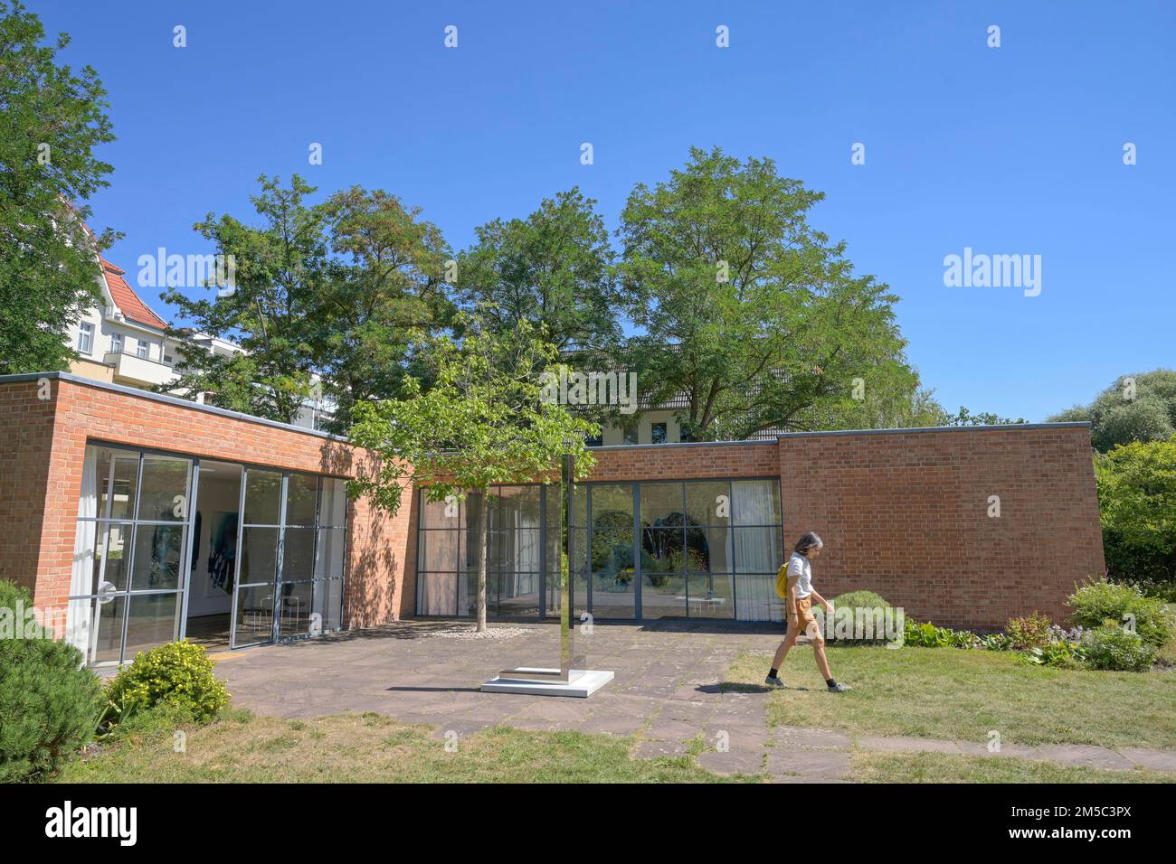 Mies van der Rohe House, House Lemke, Oberseestrasse, Alt-Hohenschoenhausen, Lichtenberg, Berlino, Germania Foto Stock