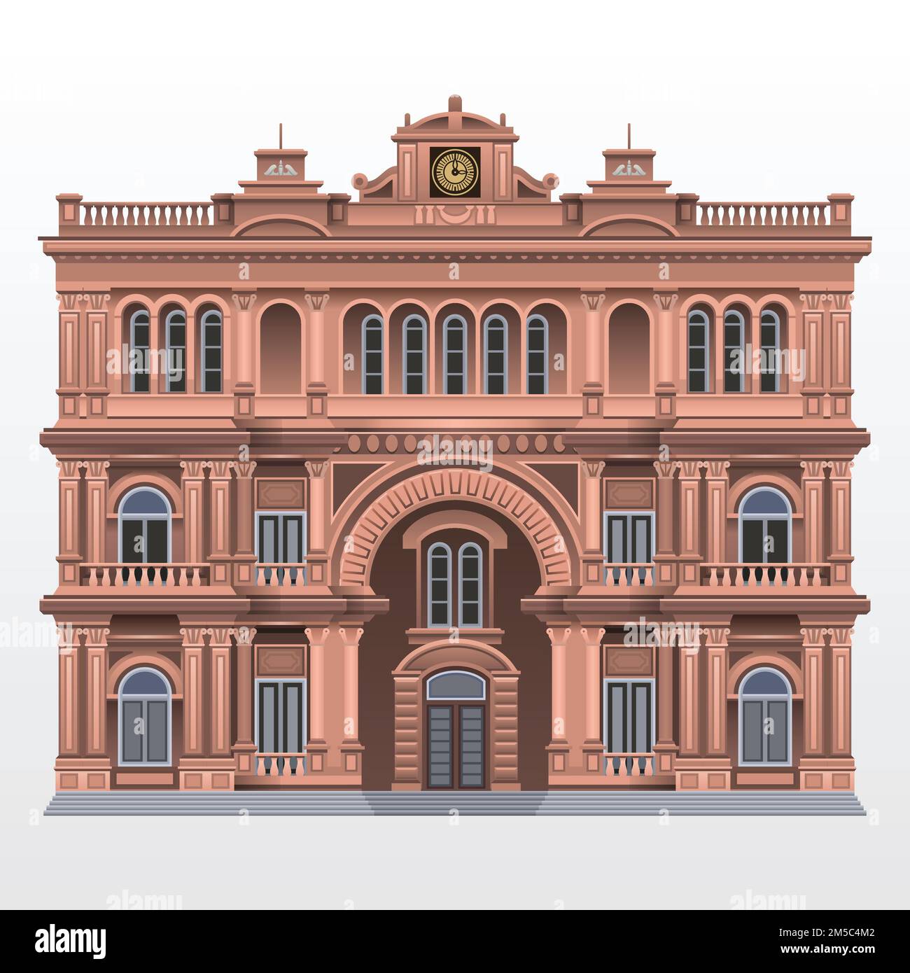 Palazzo . Illustrazione vettoriale eps 10 Illustrazione Vettoriale