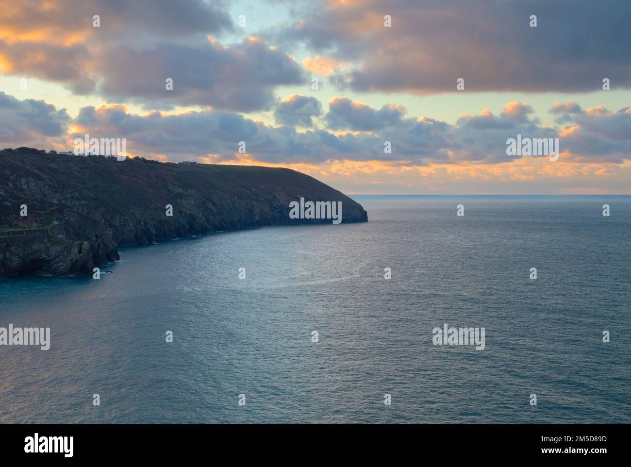Trevaunance Cove North Cornwall Foto Stock