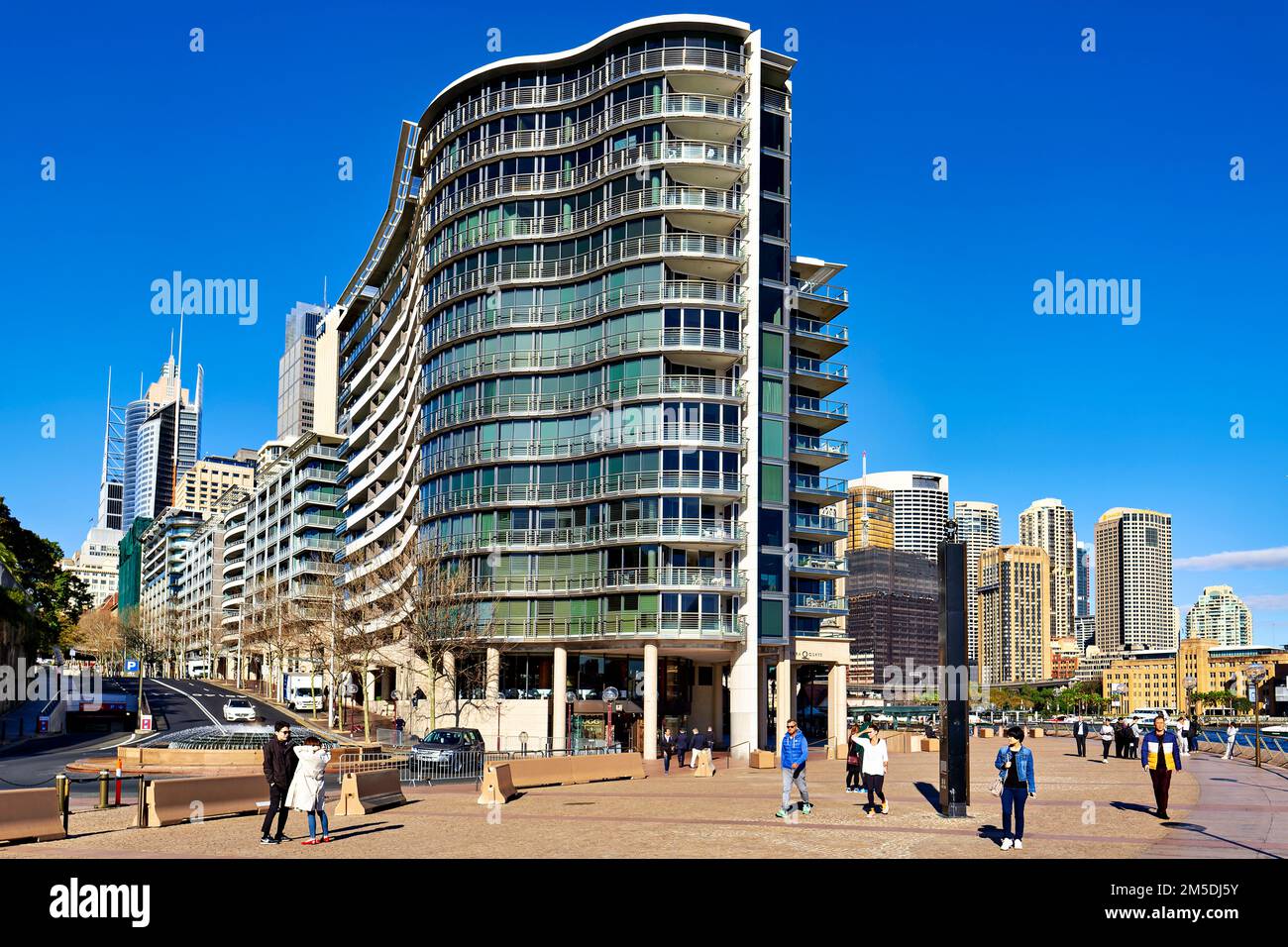 Sydney. Nuovo Galles del Sud. Australia. Edifici residenziali a Circular Quay Foto Stock