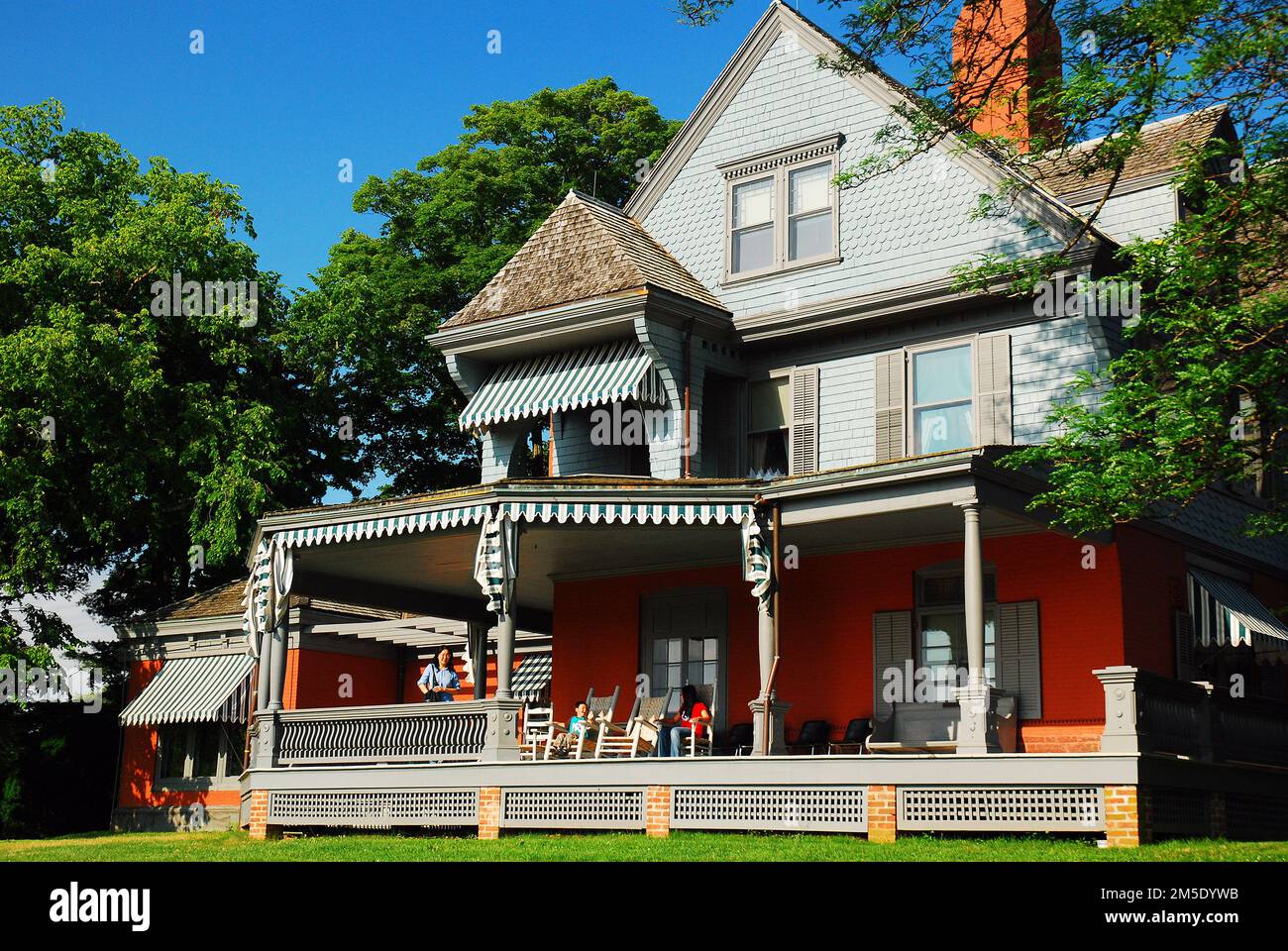 Sagamore Hill, casa del presidente Theodore Roosevelt, Oyster Bay, New York ed è ora un museo Foto Stock