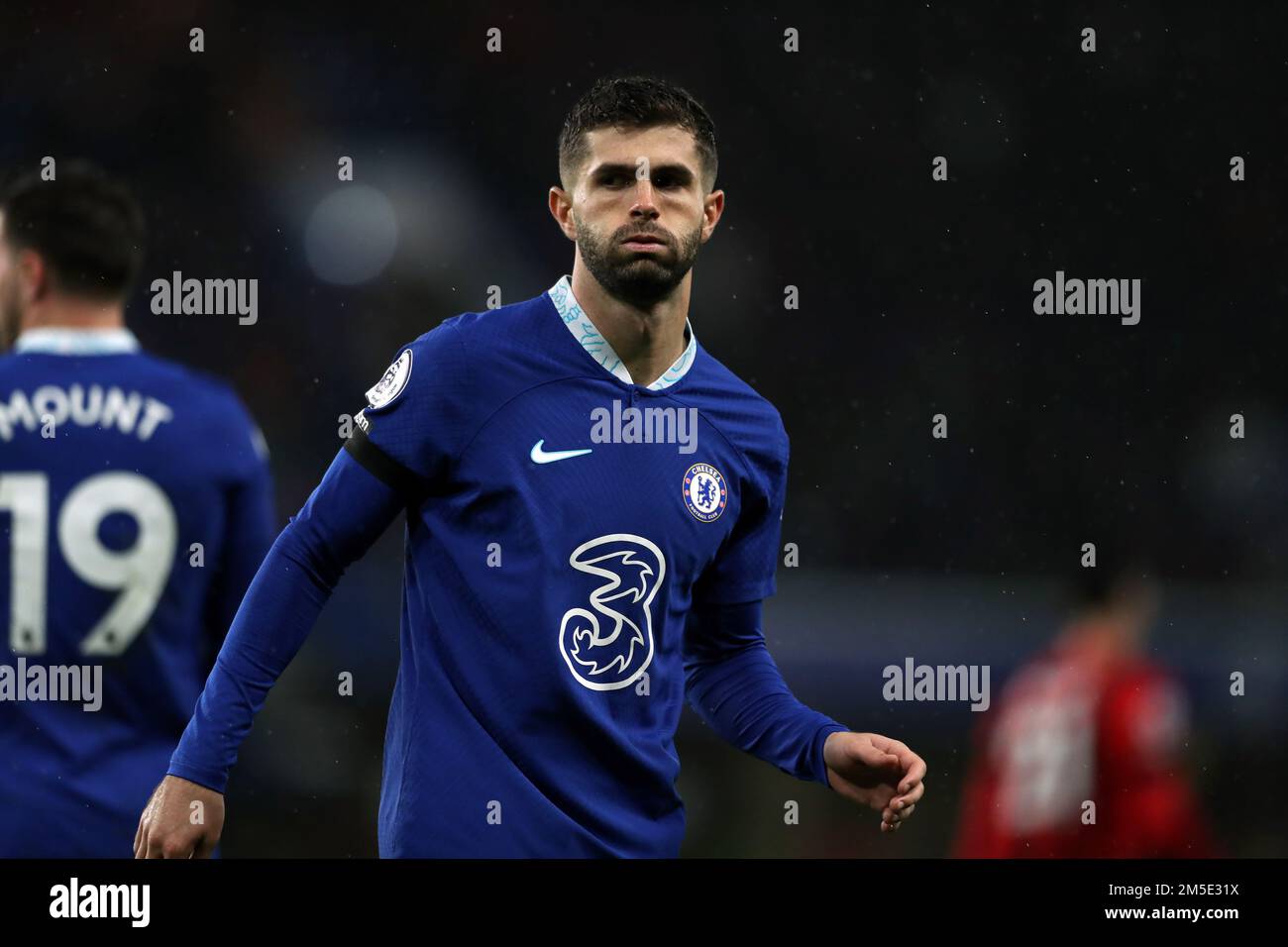 27th dicembre 2022; Stamford Bridge, Chelsea, Londra, Inghilterra: Premier League Football, Chelsea contro Bournemouth; Christian Pulisic of Chelsea Foto Stock