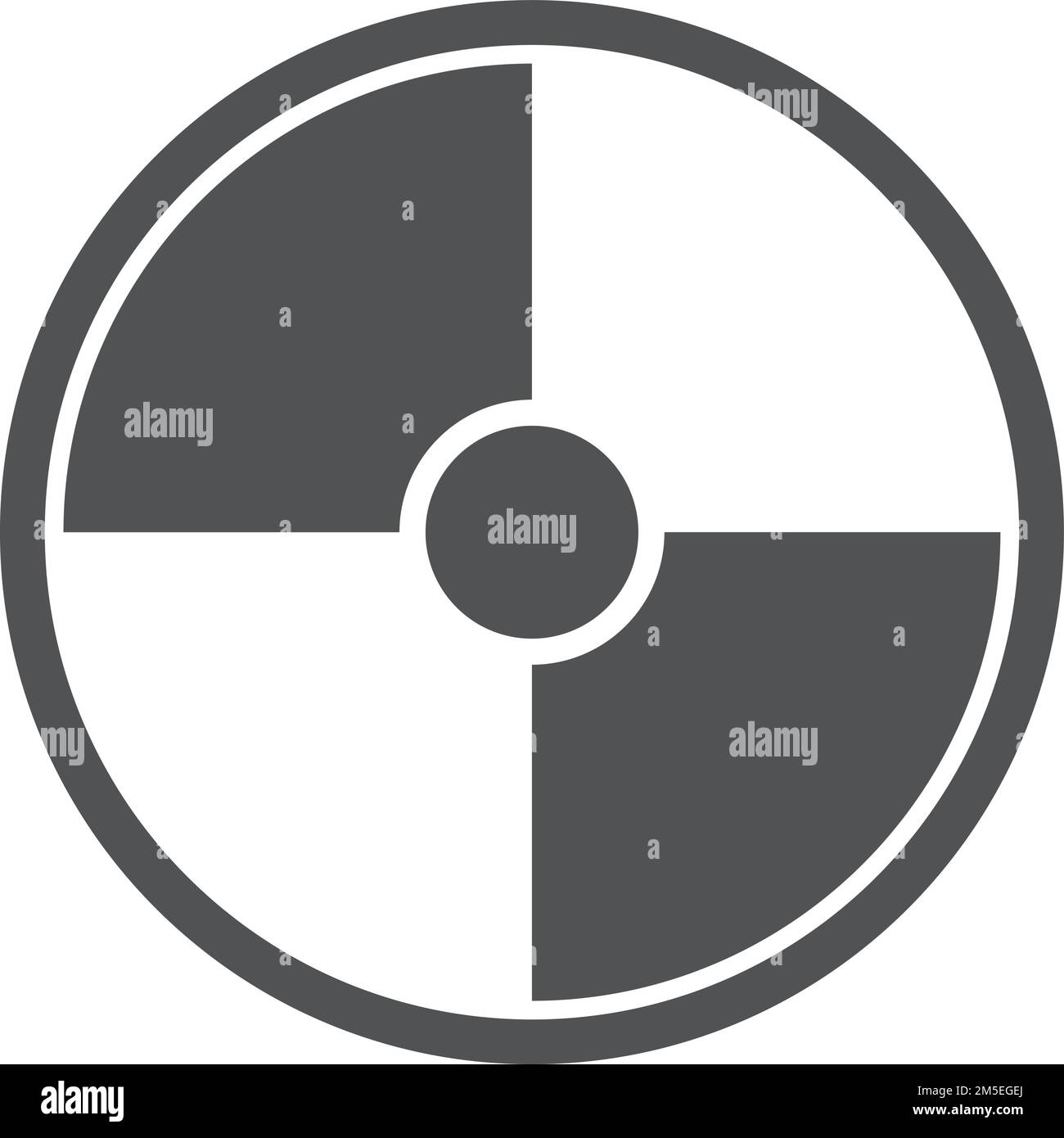 Icona dello scudo di battaglia rotondo. Simbolo della difesa da guerra Illustrazione Vettoriale