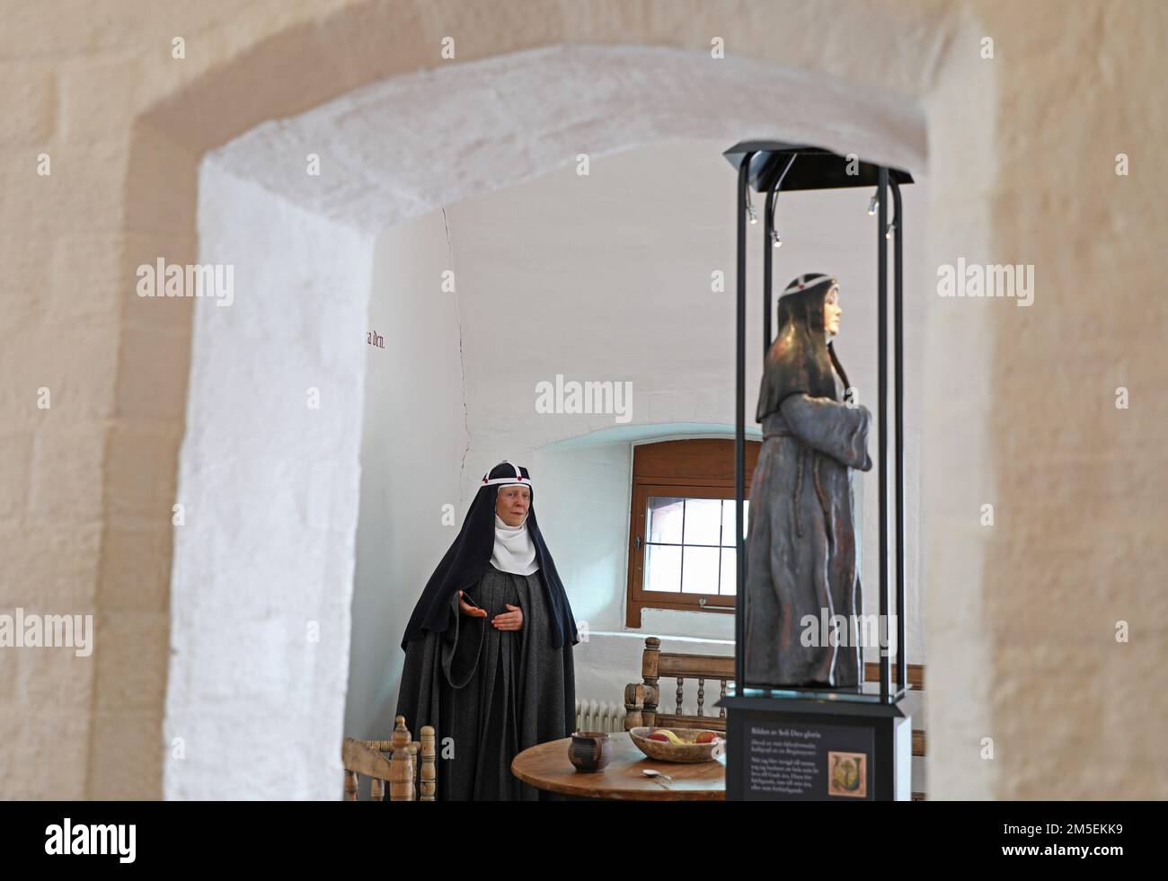 Sancta Birgitta Klostermuseum, Vadstena, Svezia. Foto Stock