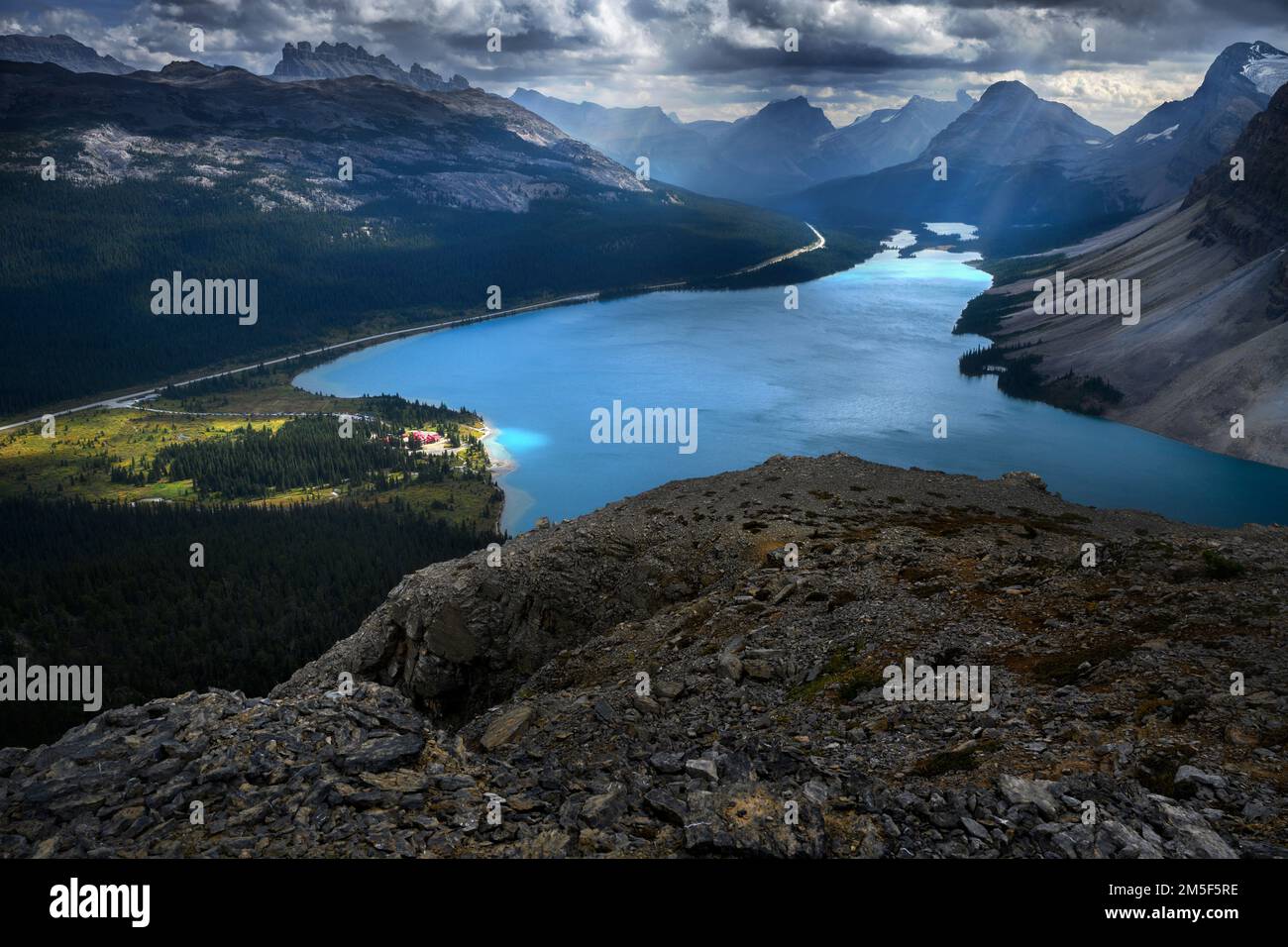 Vista dal Jimmy Junior Peak Foto Stock