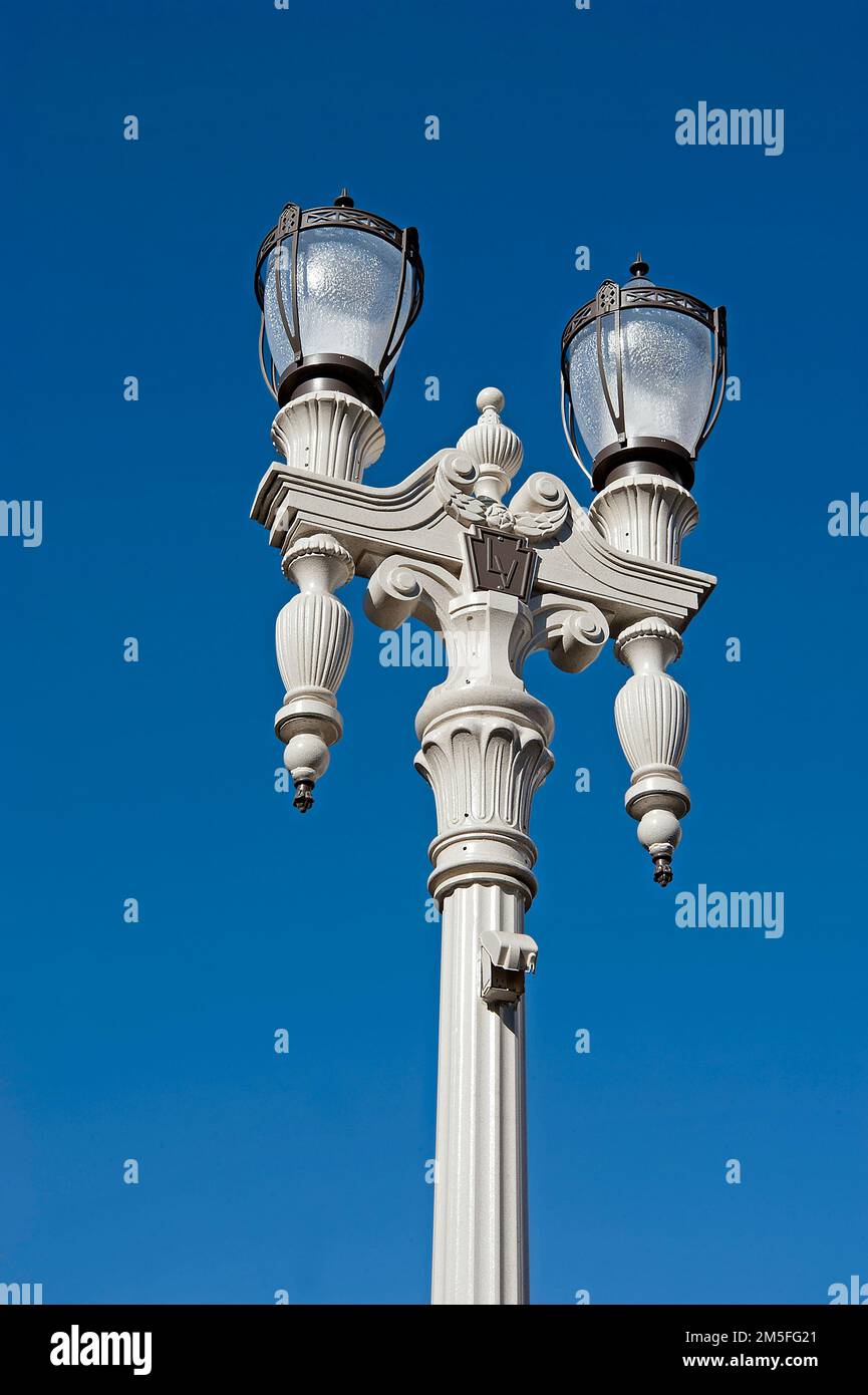 Storico posto luce nel centro di Las Vegas, Nevada Foto Stock