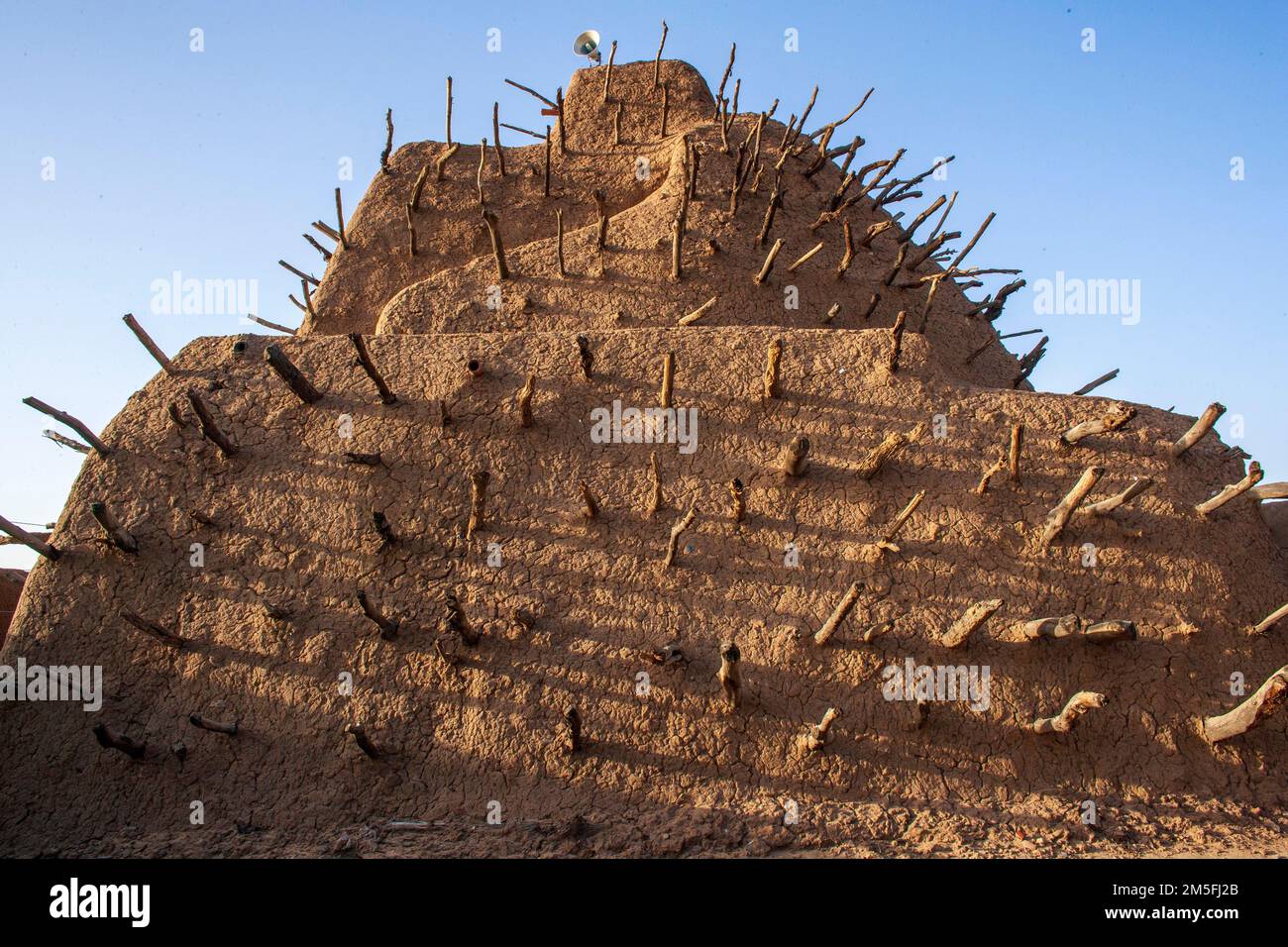 Gao, Mali. Tomba di Askia Muhammad. Foto Stock