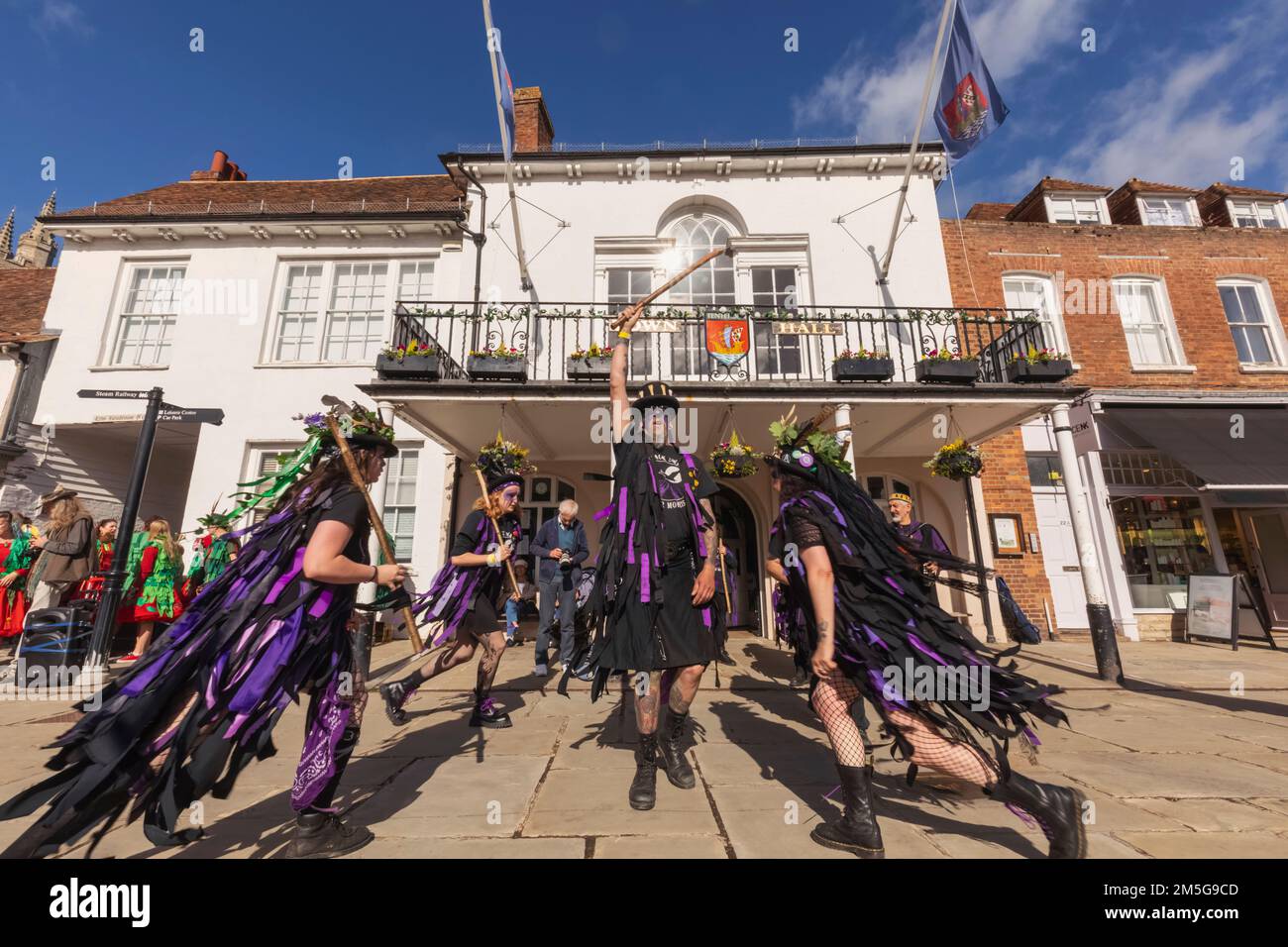 Inghilterra, Kent, Tenterden, Tenterden Annual Folk Festival, Morris ballerini Foto Stock