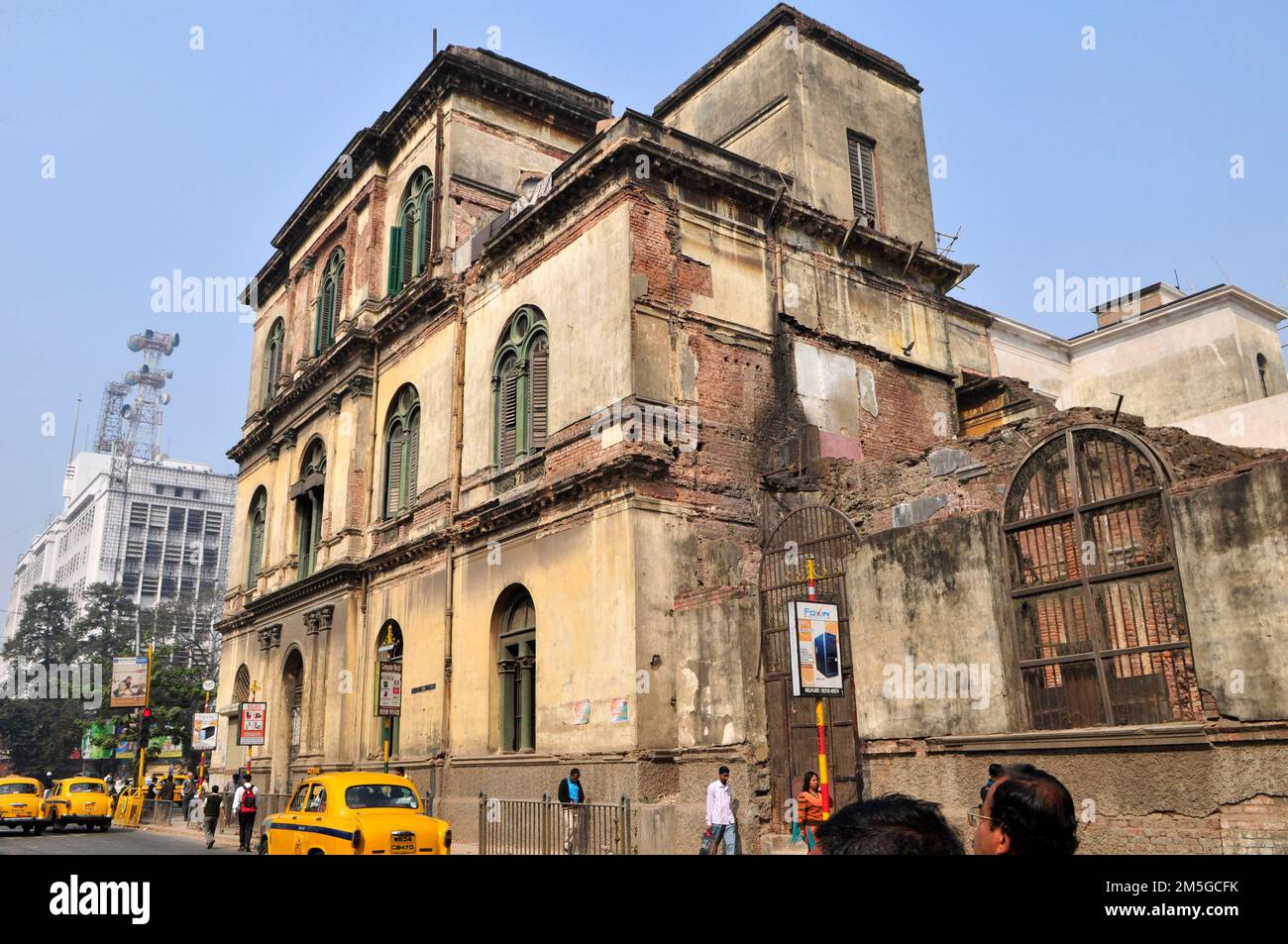Lo storico edificio valutario nel centro di Kolkata, in India. Foto Stock