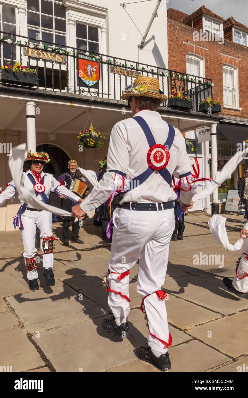 Inghilterra, Kent, Tenterden, Tenterden Annual Folk Festival, Morris ballerini Foto Stock