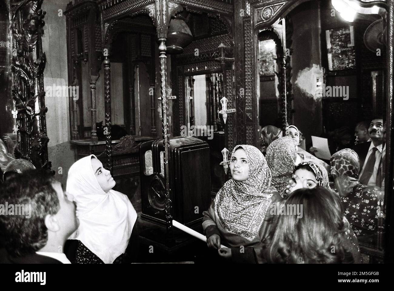 L'iconica caffetteria El Fishawy al Cairo islamico, il Cairo, Egitto. Foto Stock