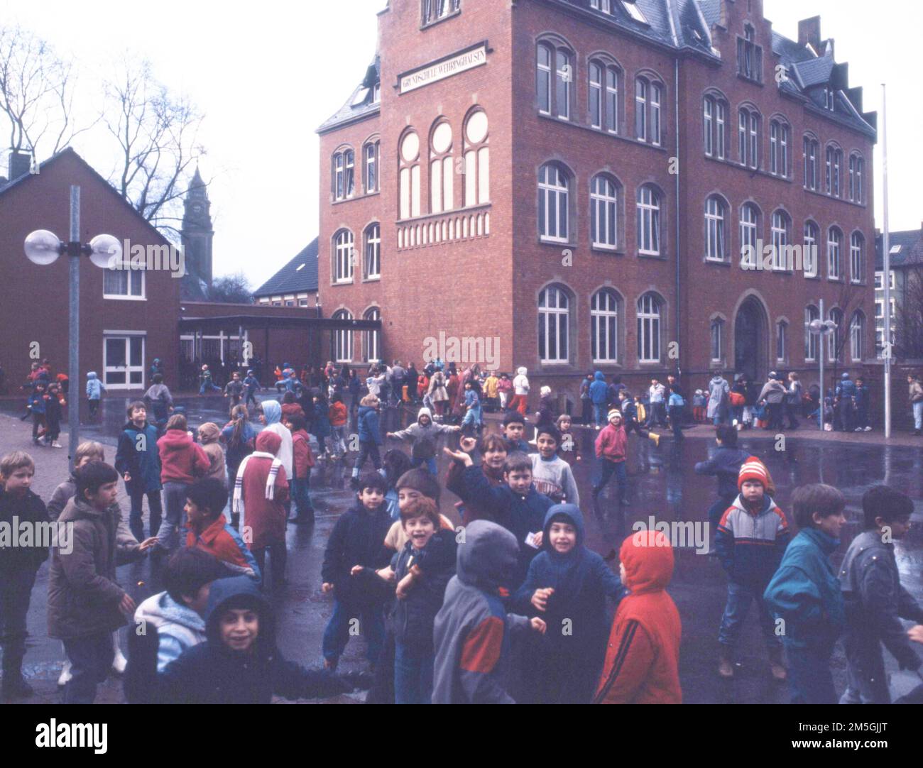 Hagen. Scuola. Primario. Alunni. Lezioni su 22. 1. 1986 Foto Stock