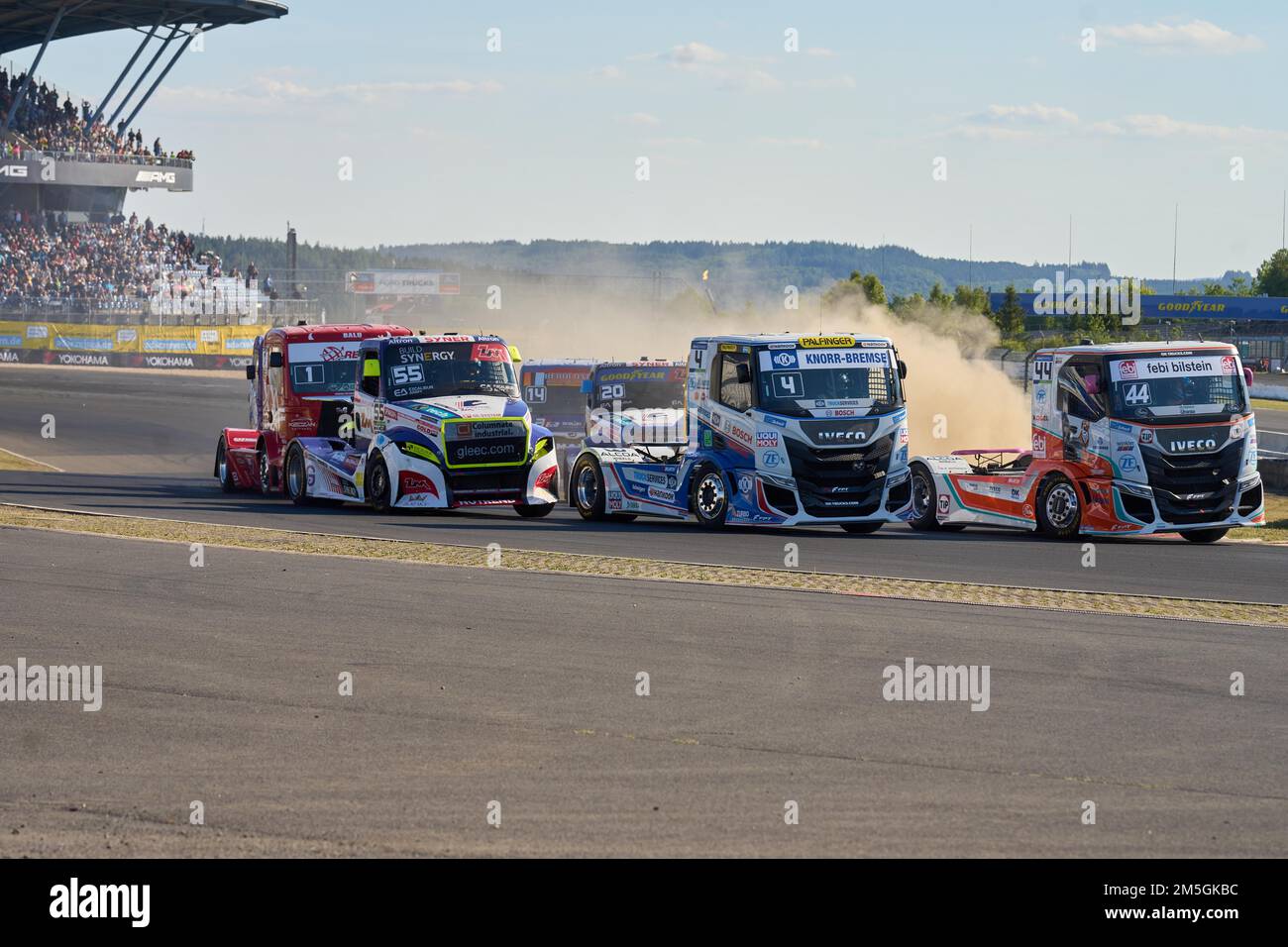 ADAC Truck Grand Prix 2022, Goodyear FIA European Truck Racing Championship. Circuito di Nuerburgring, Renania-Palatinato, Germania Foto Stock