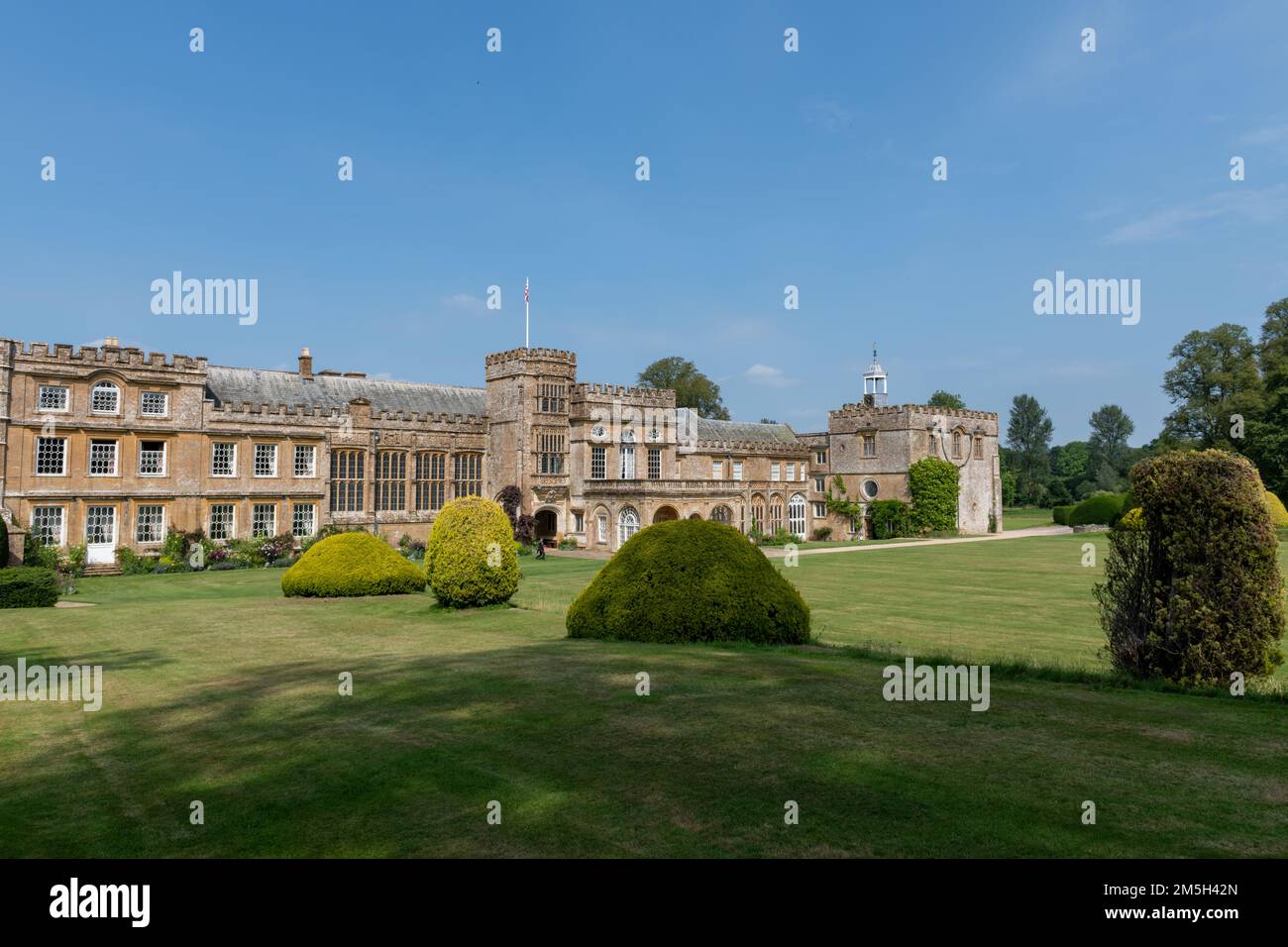 Chard.Somerset.United Kingdom.September 4th 2021.View of Forde Abbey in Somerset Foto Stock