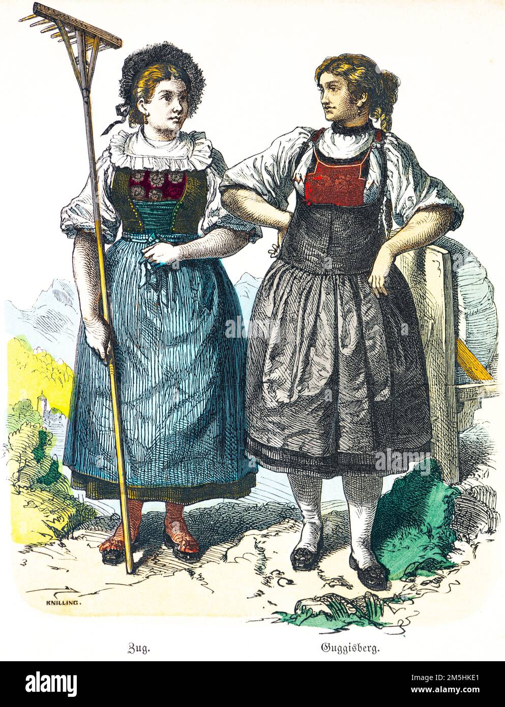 Abbigliamento del 19 ° secolo svizzera immagini e fotografie stock ad alta  risoluzione - Alamy
